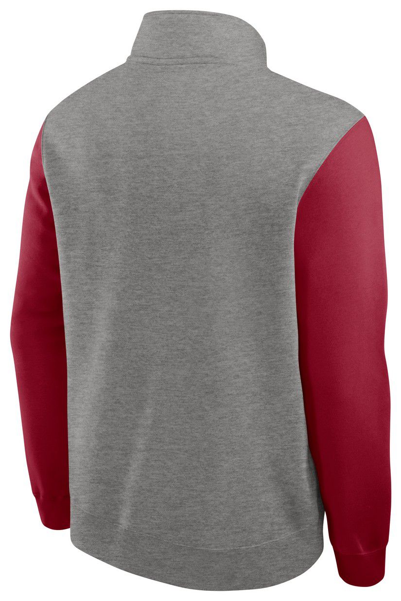 Nike Men's USC Trojans Dark Grey Heather Club Fleece Half-Zip product image
