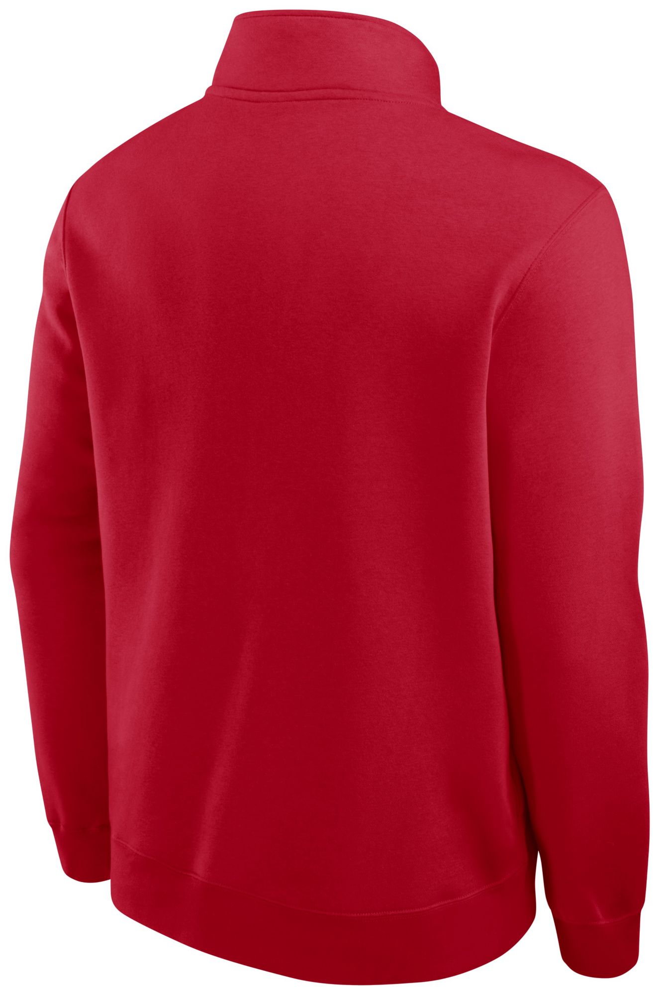 Nike Men's Ohio State Buckeyes Scarlet Club Fleece Half-Zip product image