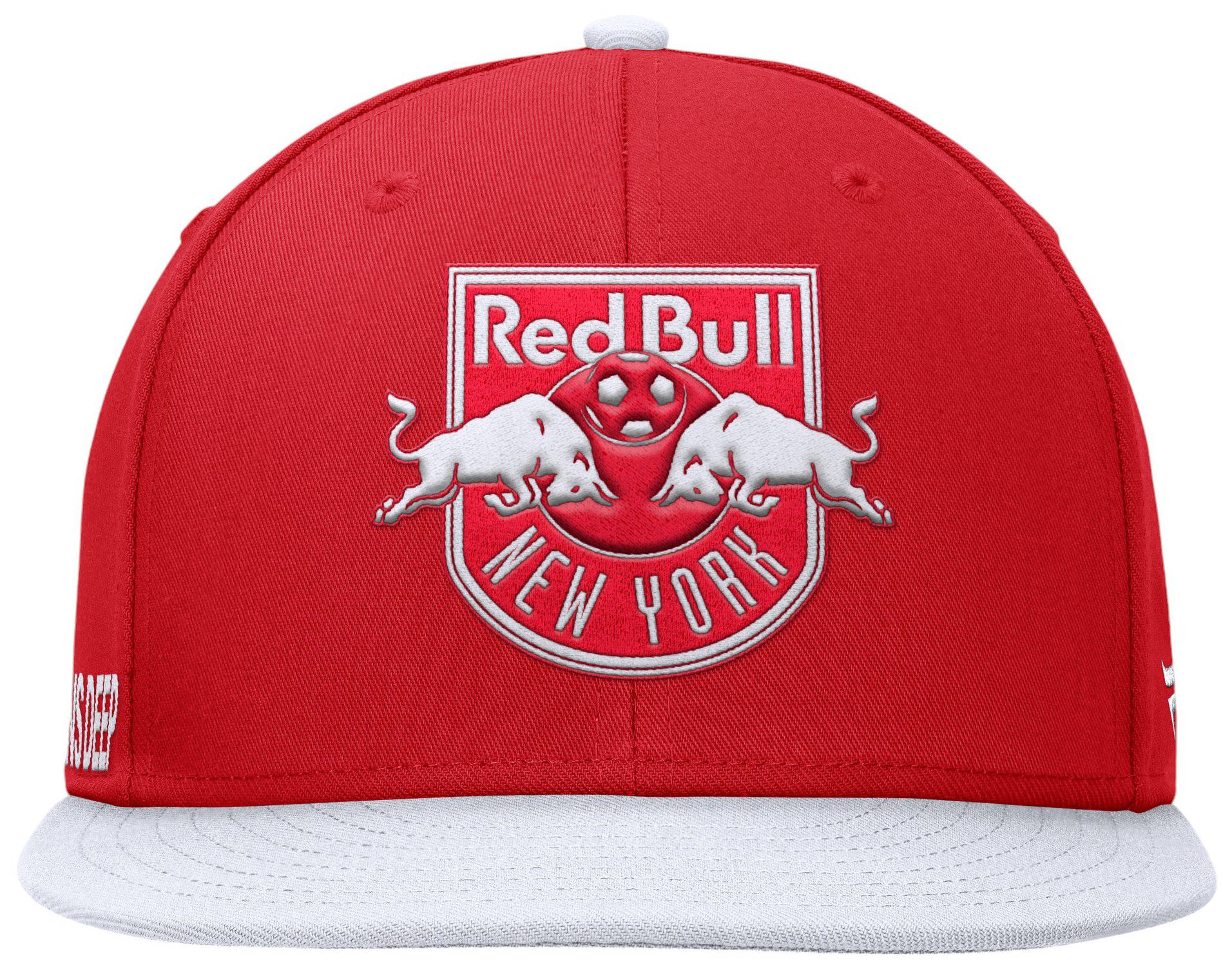 MLS Adult New York Red Bulls Sitter Red Snapback Adjustable Hat product image