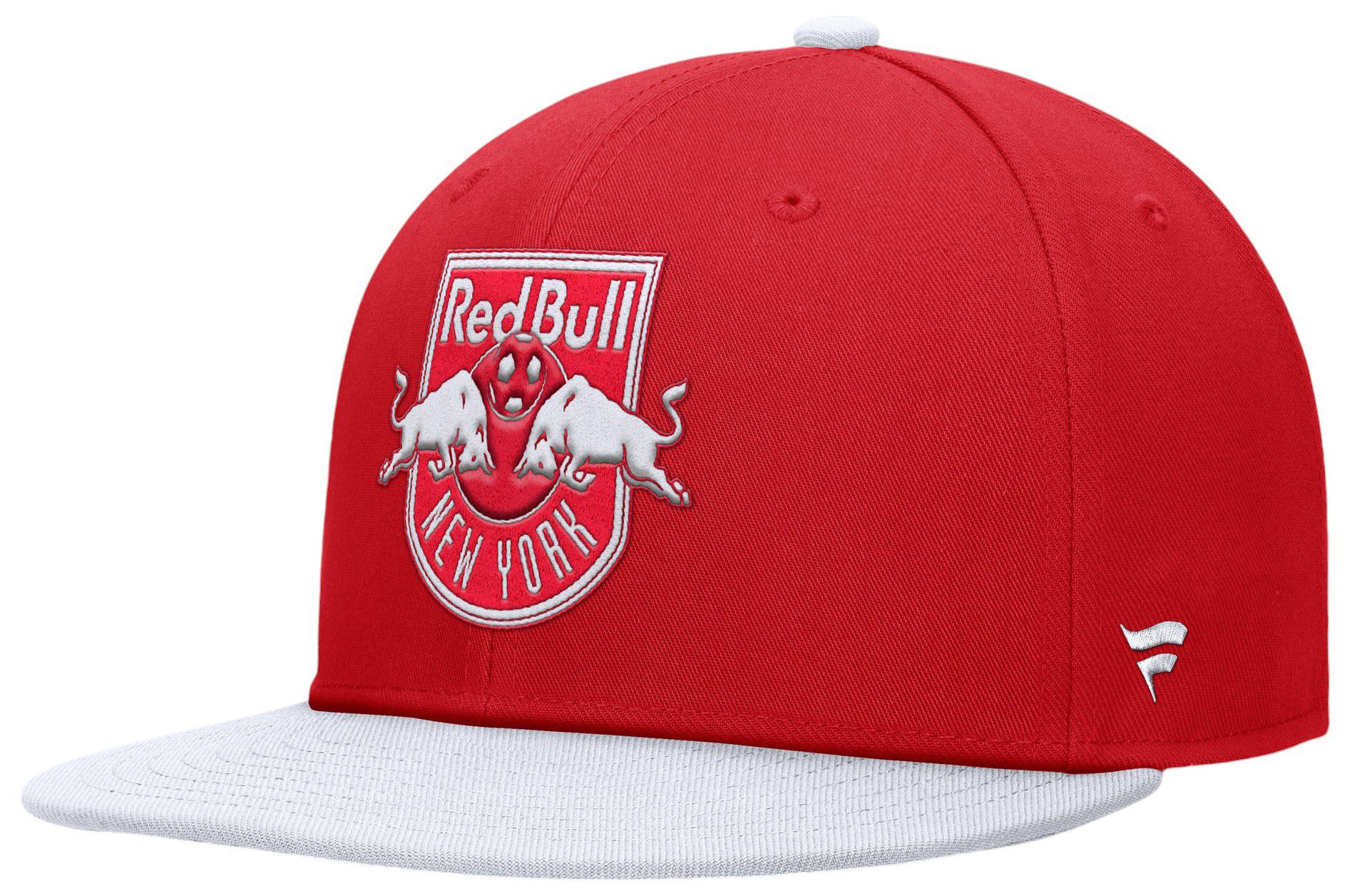 MLS Adult New York Red Bulls Sitter Red Snapback Adjustable Hat product image