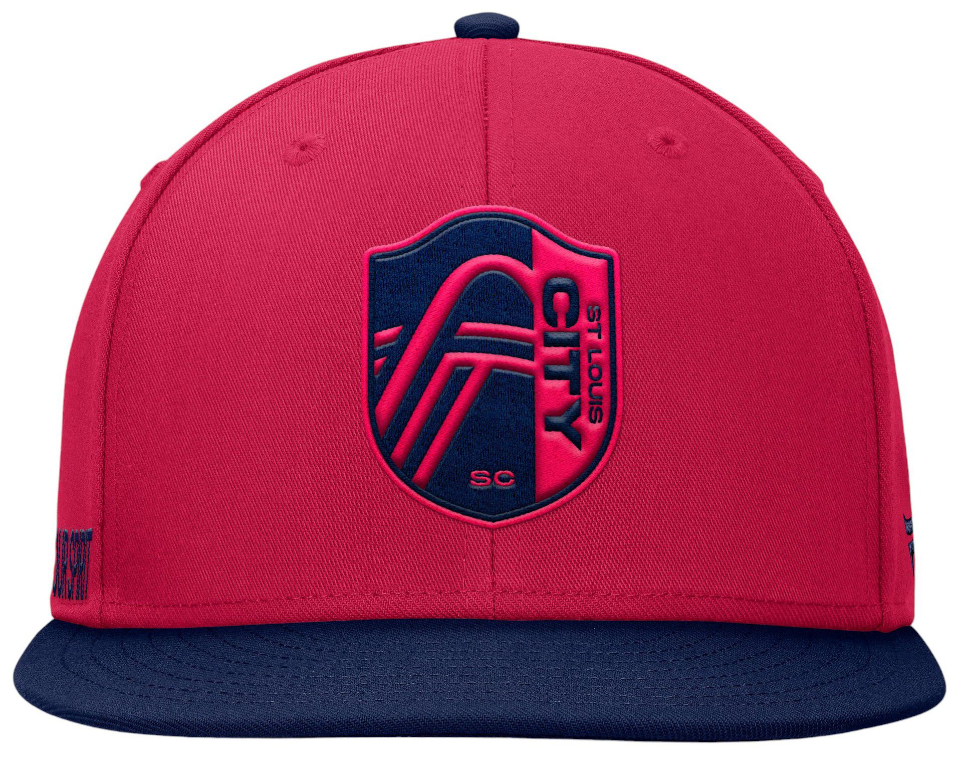 MLS Adult St. Louis City SC Sitter Red Snapback Adjustable Hat product image