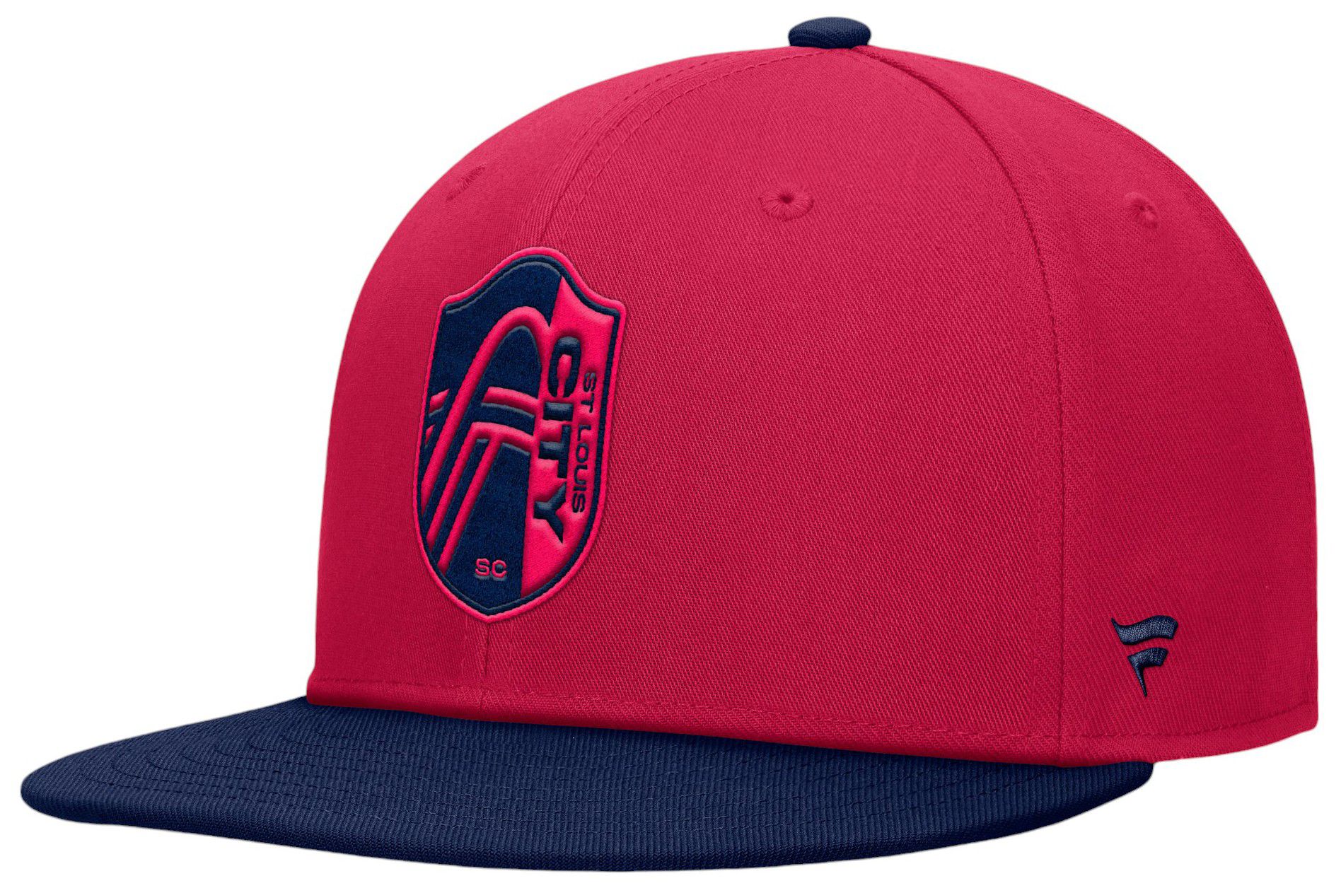 MLS Adult St. Louis City SC Sitter Red Snapback Adjustable Hat product image