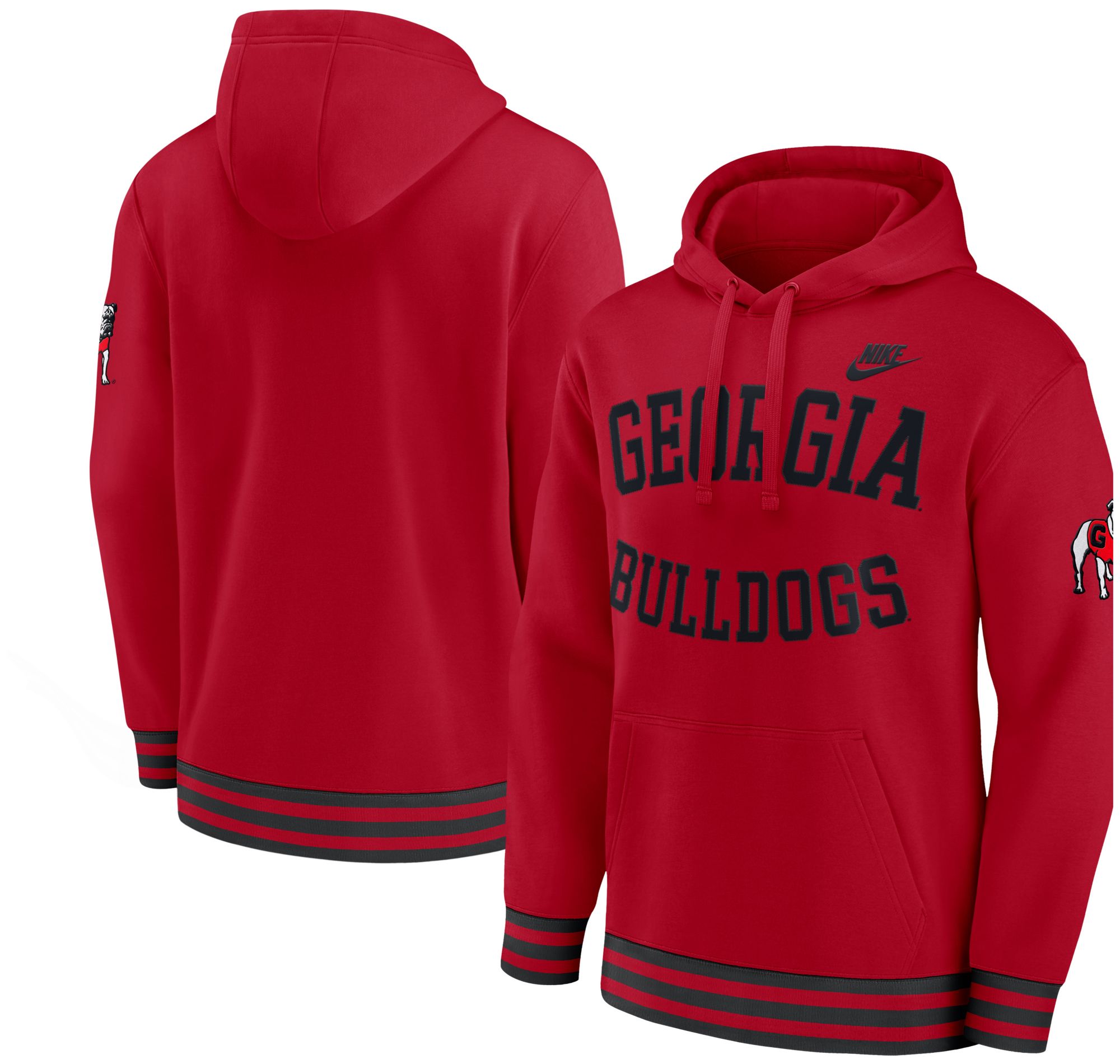 Nike Men's Georgia Bulldogs University Red Retro Hoodie product image