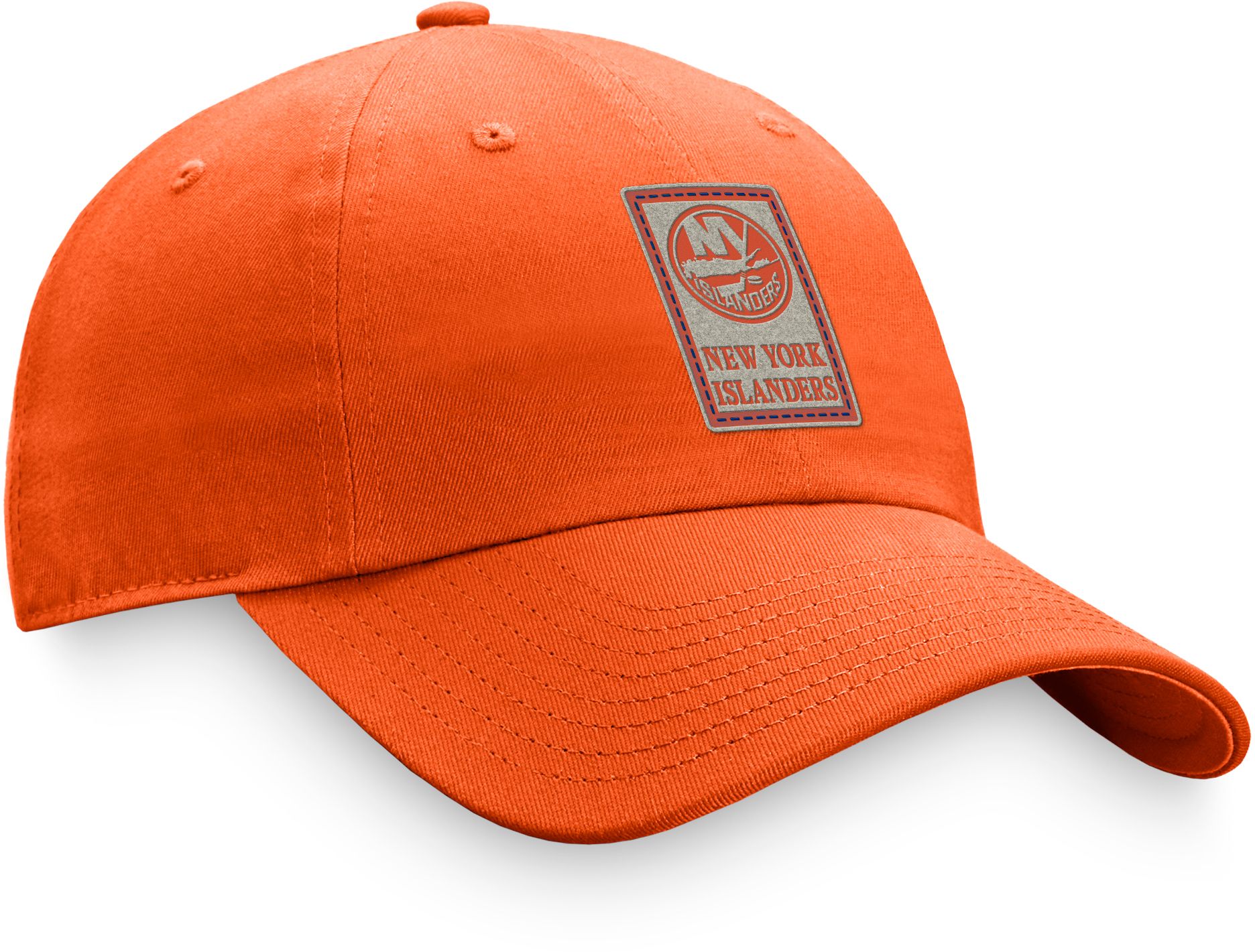 NHL New York Islanders Patch Orange Adjustable Hat