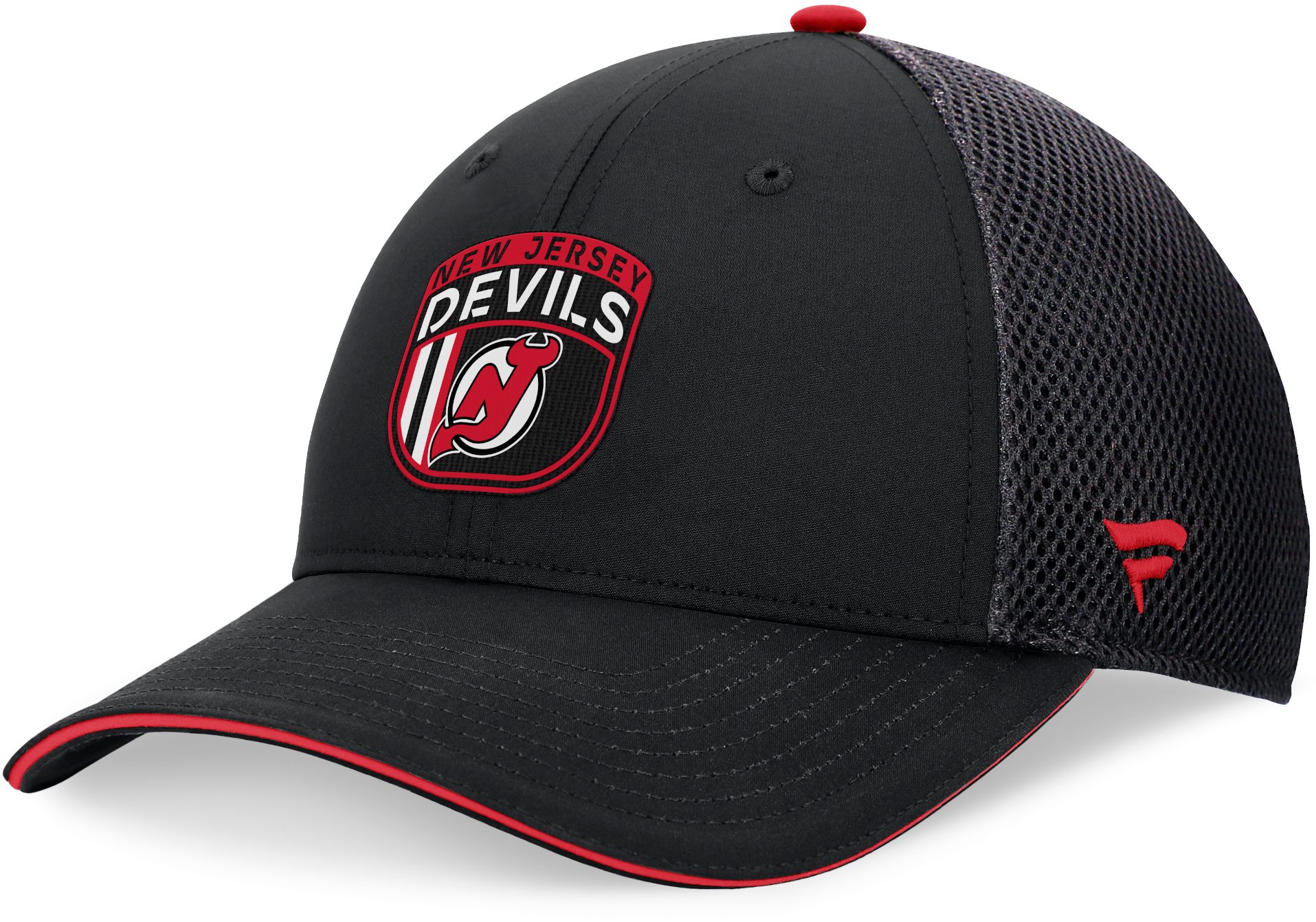 NHL Adult New Jersey Devils 2024-2025 Draft Black Trucker Hat product image