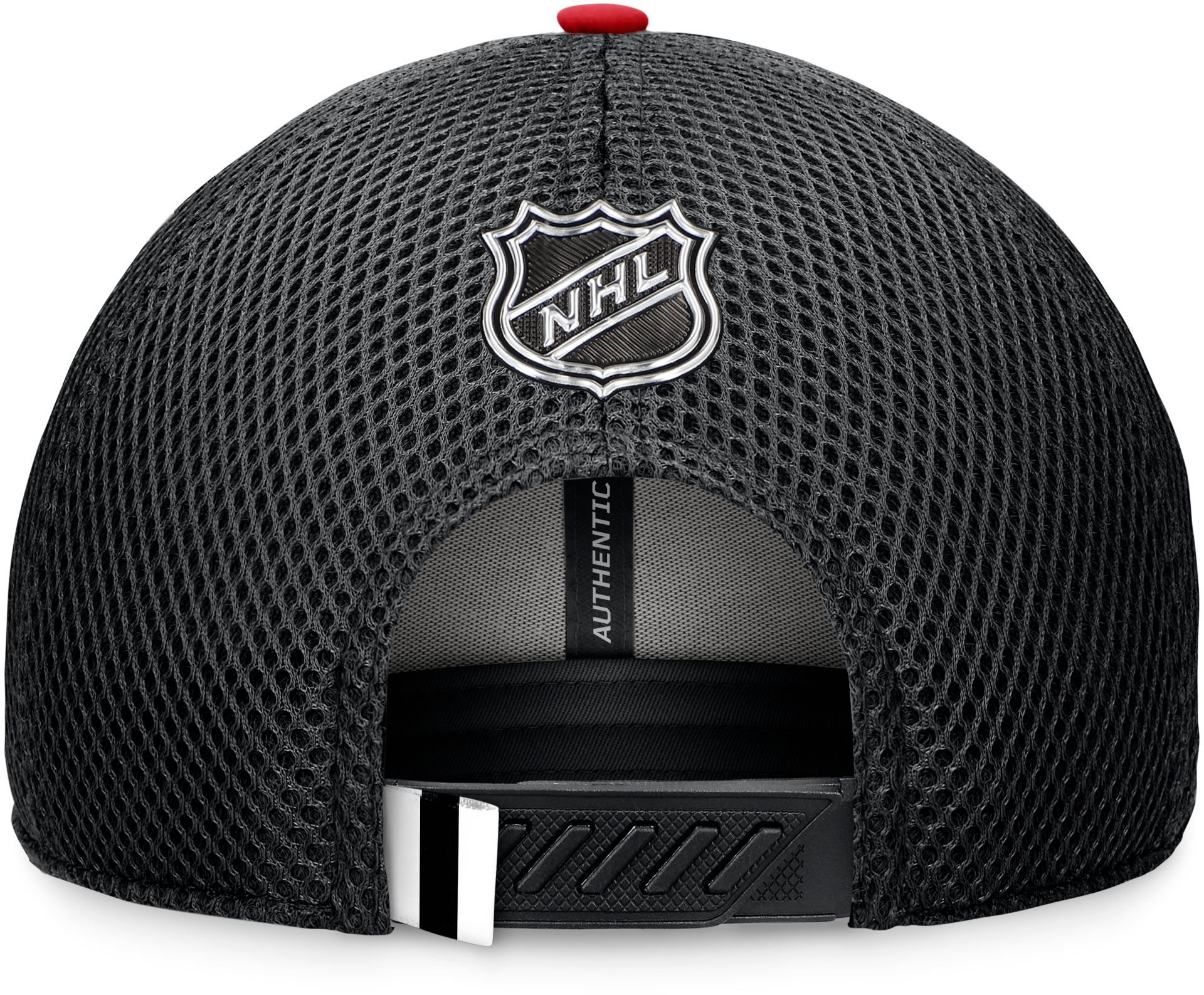 NHL Adult New Jersey Devils 2024-2025 Draft Black Trucker Hat product image