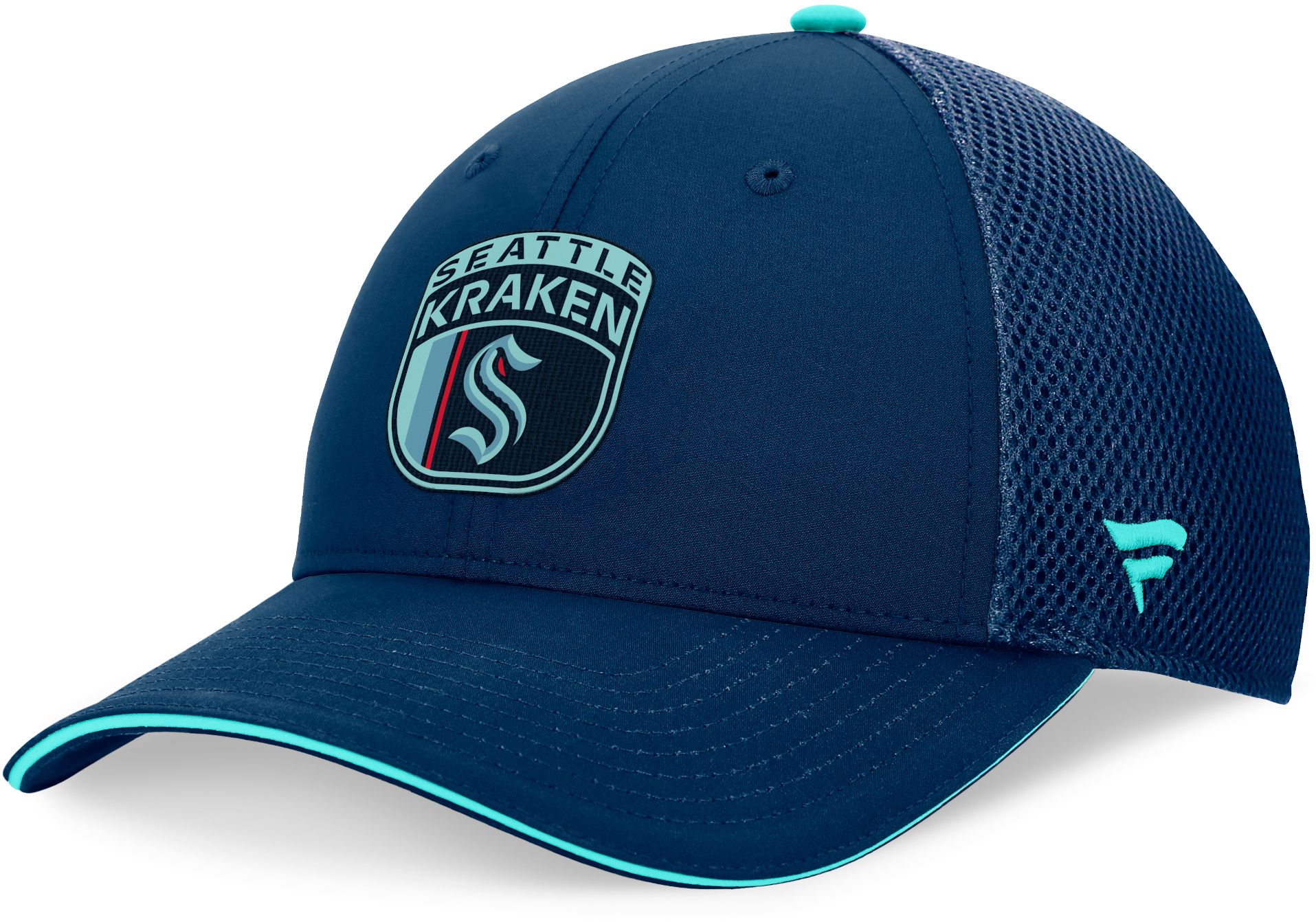 NHL Adult Seattle Kraken 2024-2025 Draft Navy Trucker Hat product image