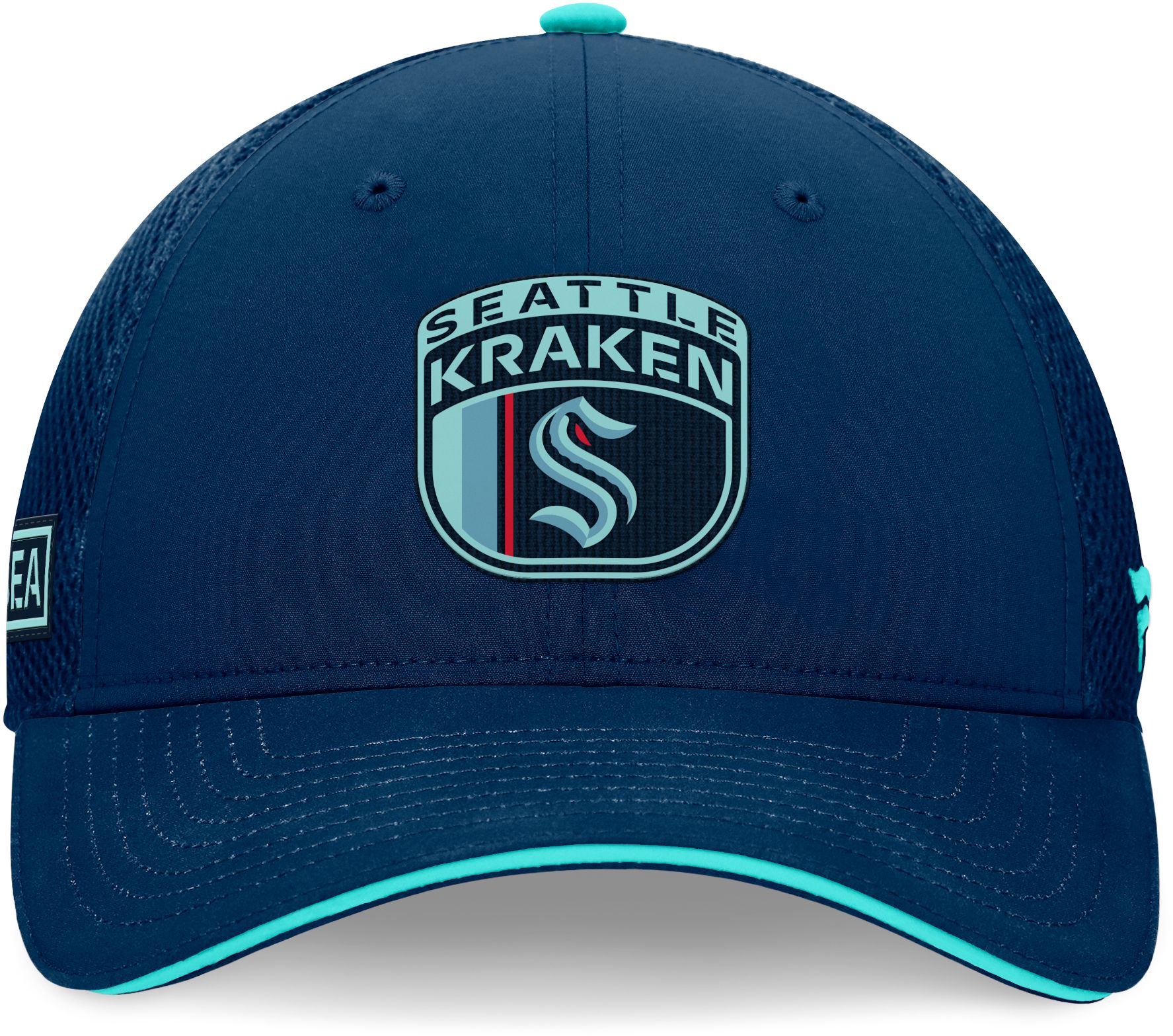 NHL Adult Seattle Kraken 2024-2025 Draft Navy Trucker Hat product image