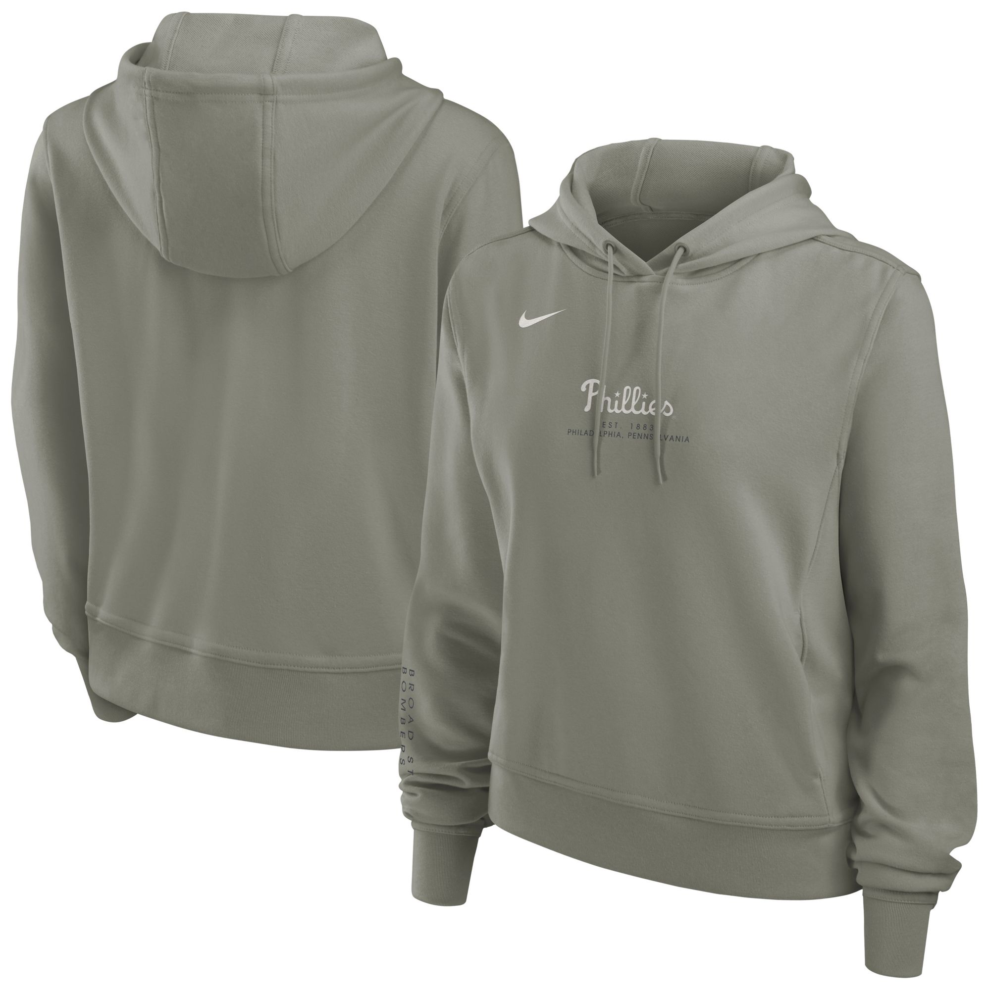 Nike Women's Philadelphia Phillies Gray Primary Statement Hoodie product image