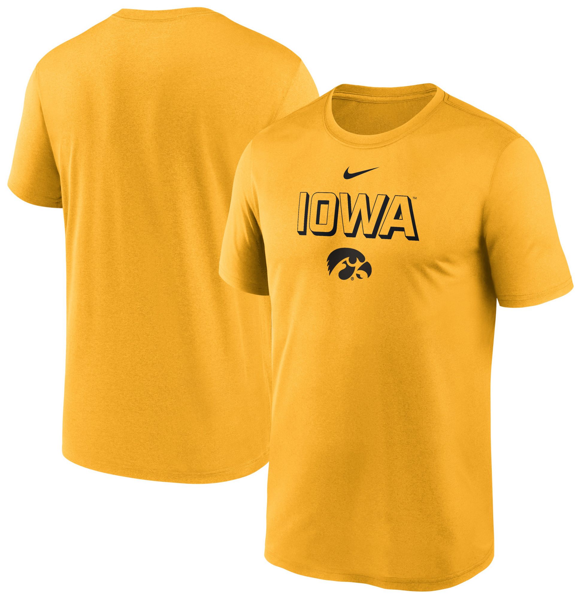 Nike Men's Iowa Hawkeyes Gold Dri-FIT Legend T-Shirt product image