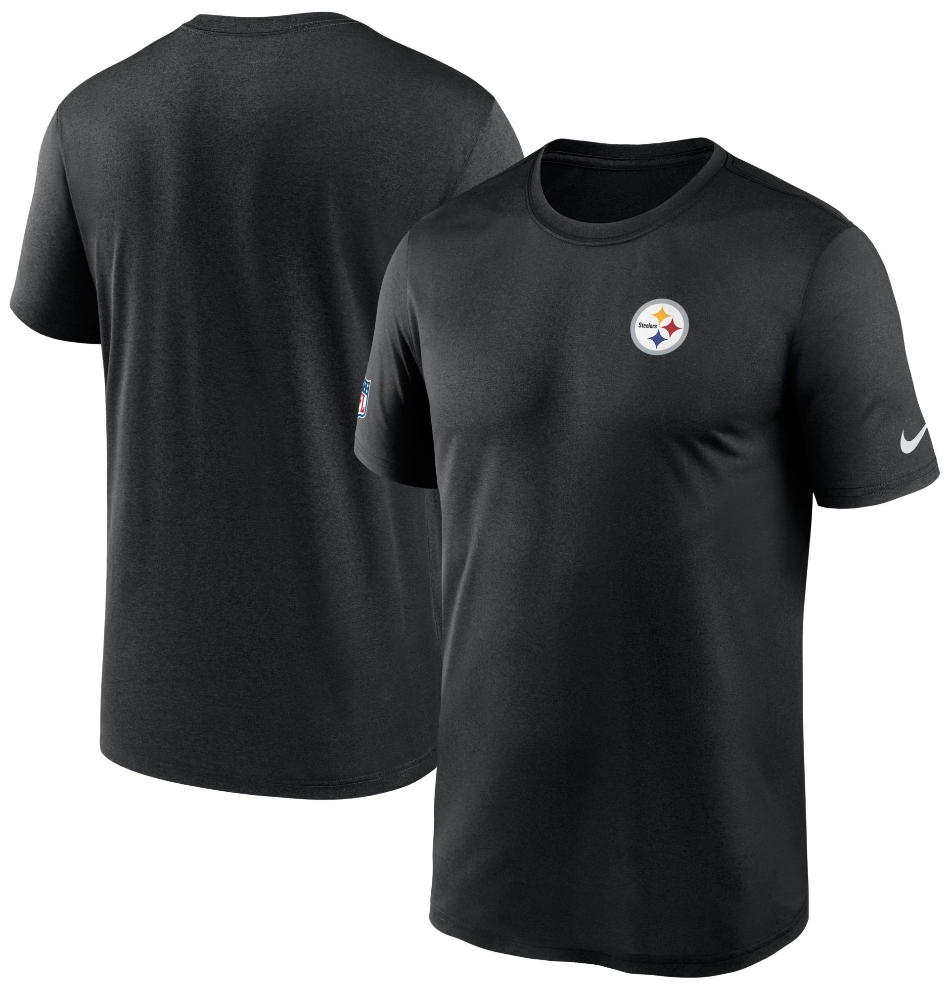 Nike Men's Pittsburgh Steelers Black Legend Logo T-Shirt product image
