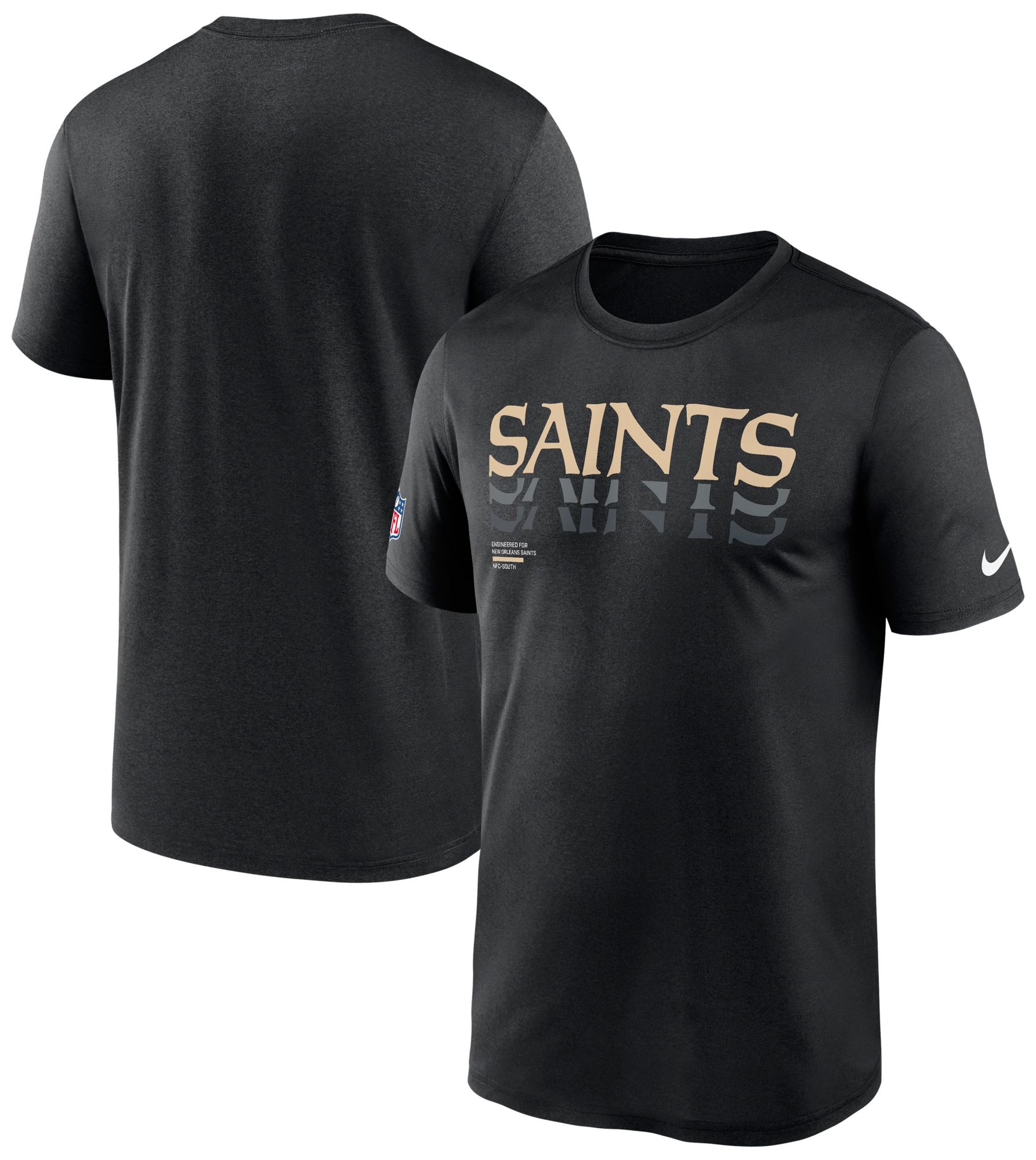 Nike Men's New Orleans Saints Black Legend Repeat T-Shirt product image