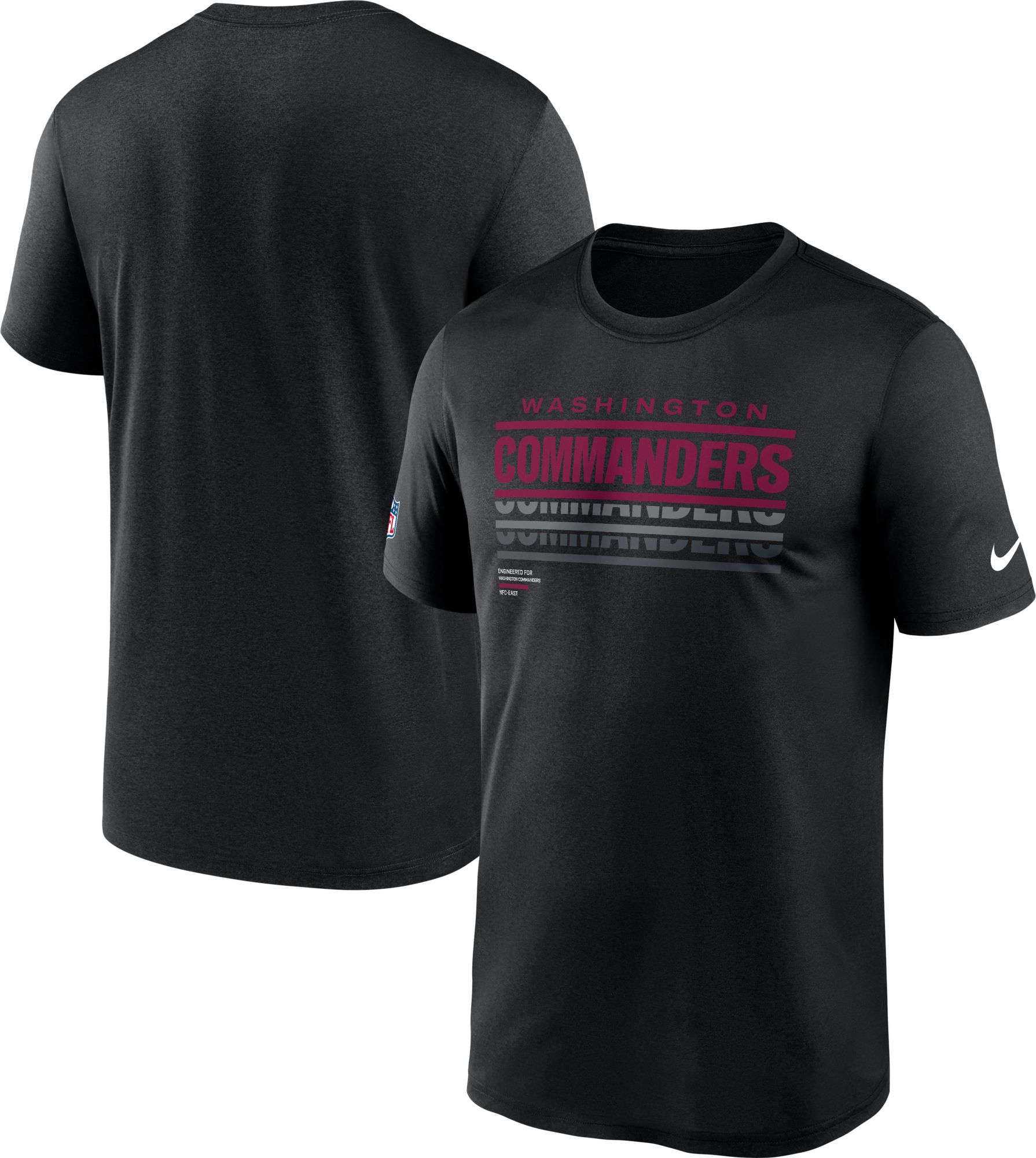 Nike Men's Washington Commanders Black Legend T-Shirt product image