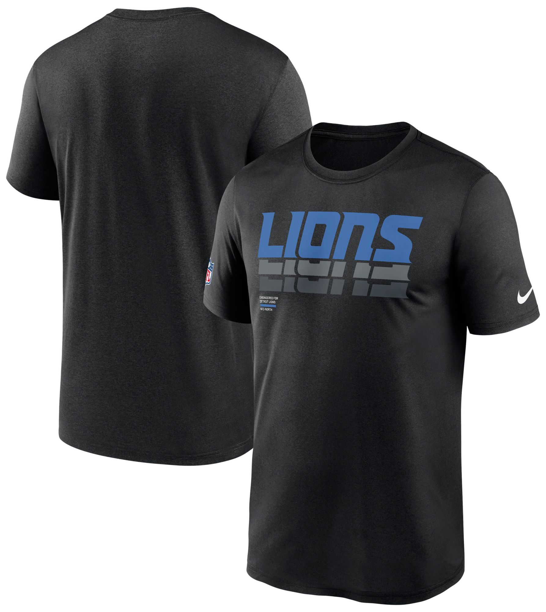 Nike Men's Detroit Lions Black Legend Repeat T-Shirt product image