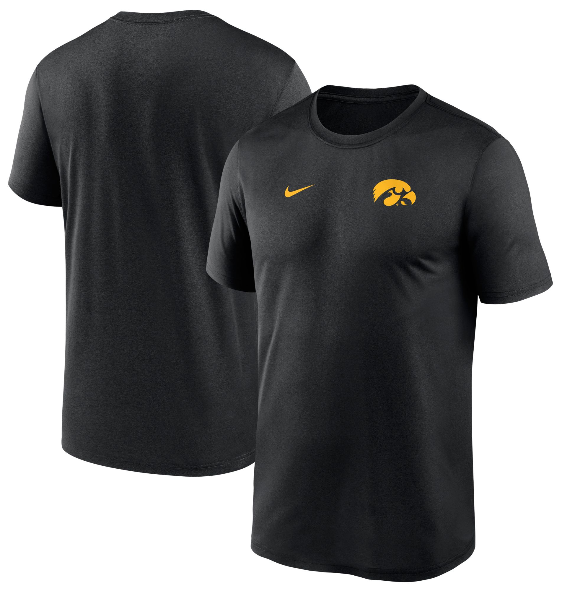 Nike Men's Iowa Hawkeyes Black Small Logo Legend T-Shirt product image