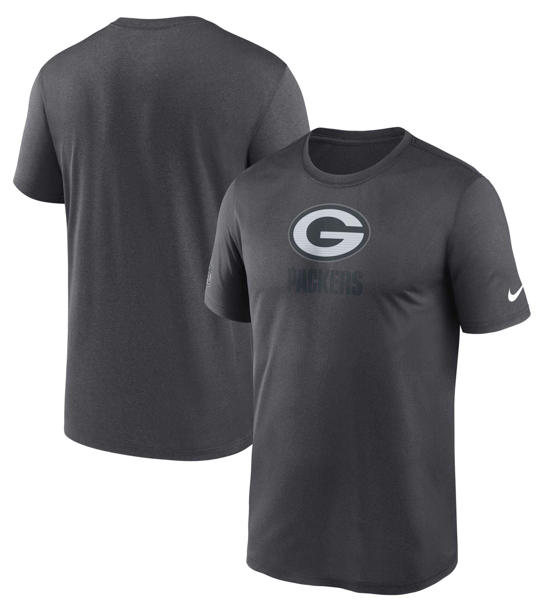 Nike Men's Green Bay Packers Anthracite Sideline Legend T-Shirt product image