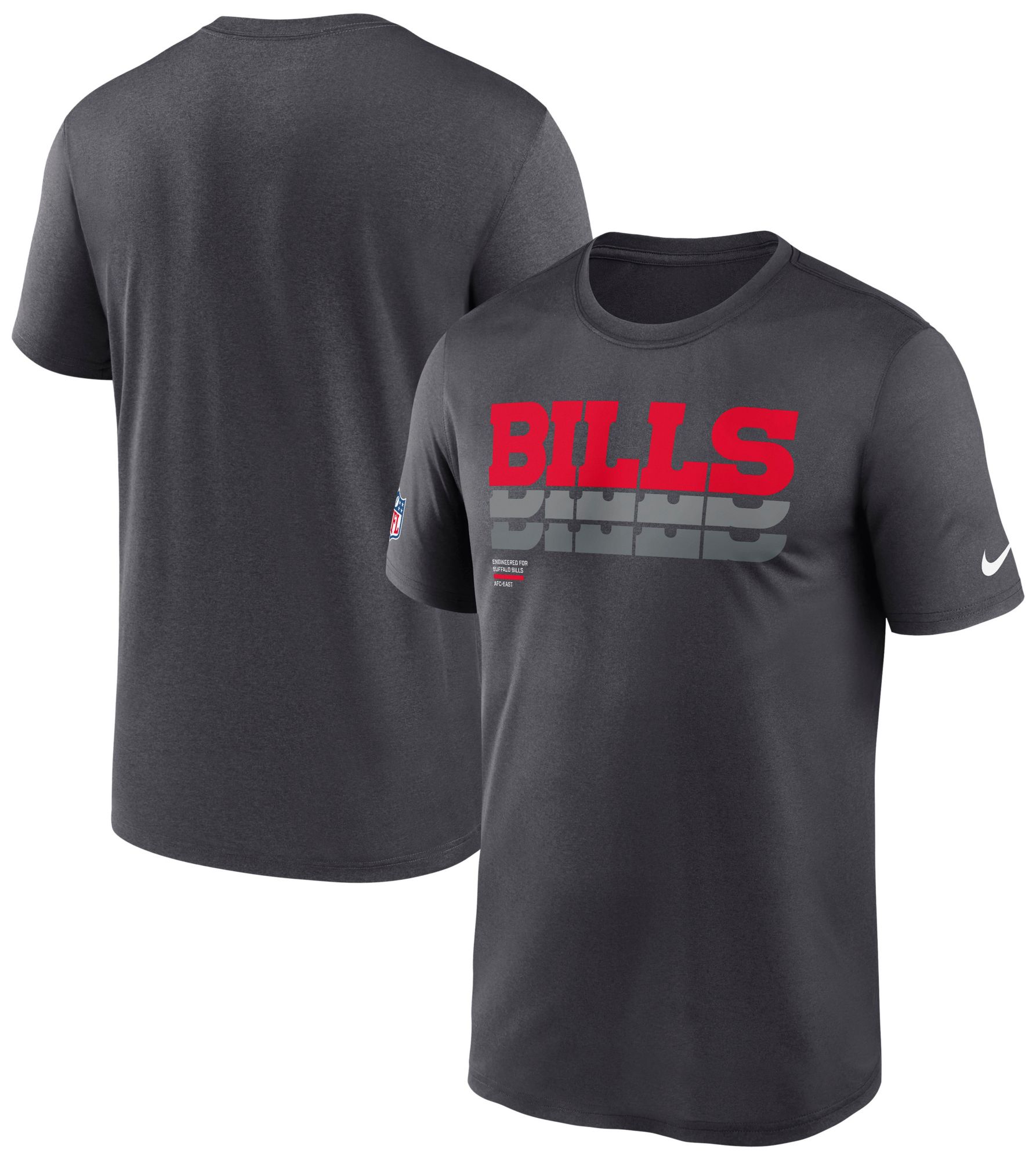 Nike Men's Buffalo Bills Anthracite Legend Repeat T-Shirt product image