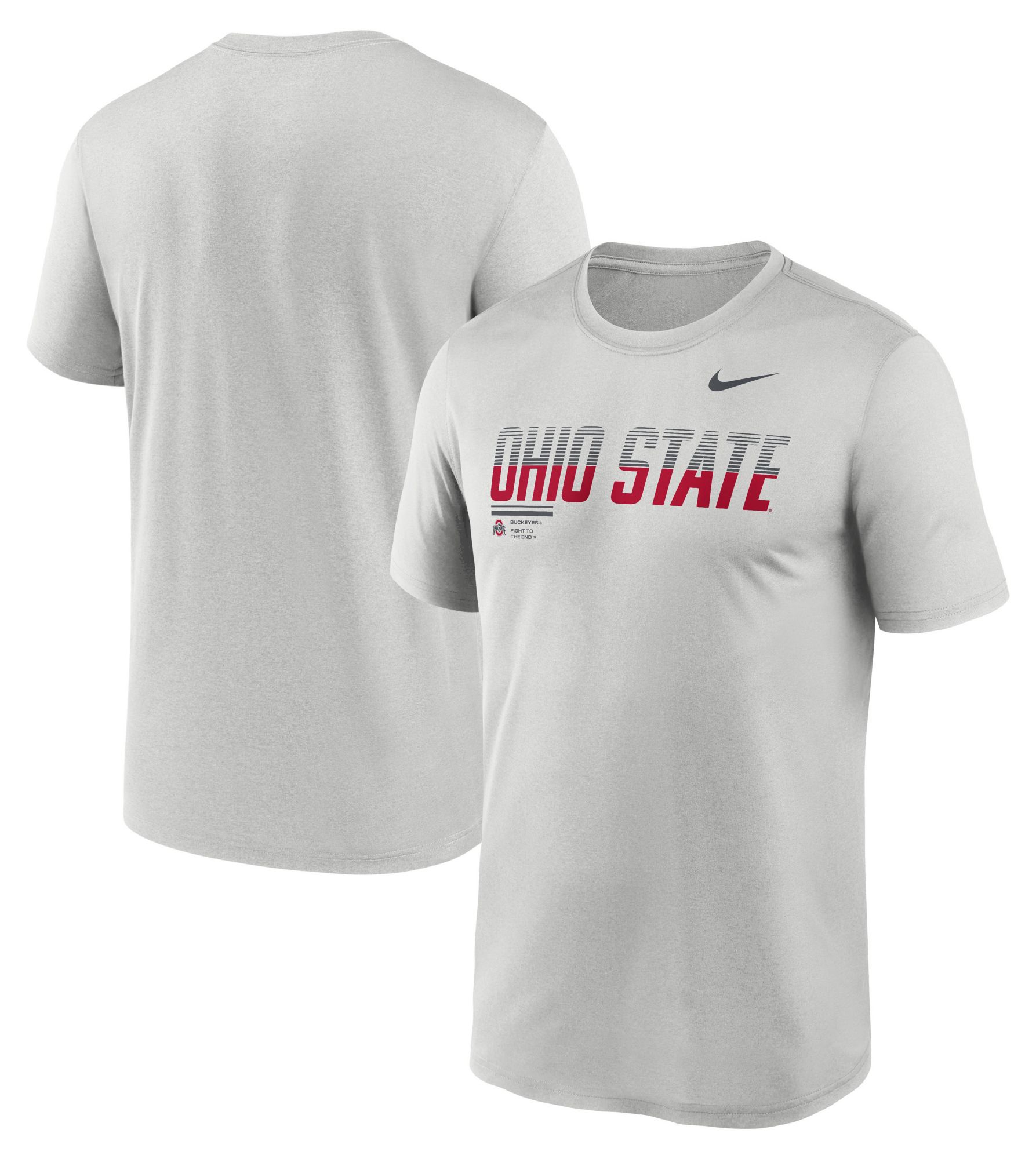 Nike Men's Ohio State Buckeyes Photon Dust Dri-Fit Legend Gradient T-Shirt product image