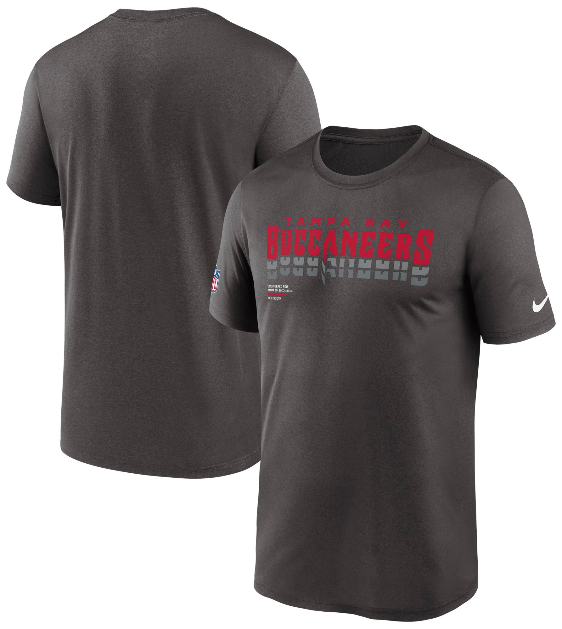 Nike Men's Tampa Bay Buccaneers Deep Pewter Legend Repeat T-Shirt product image