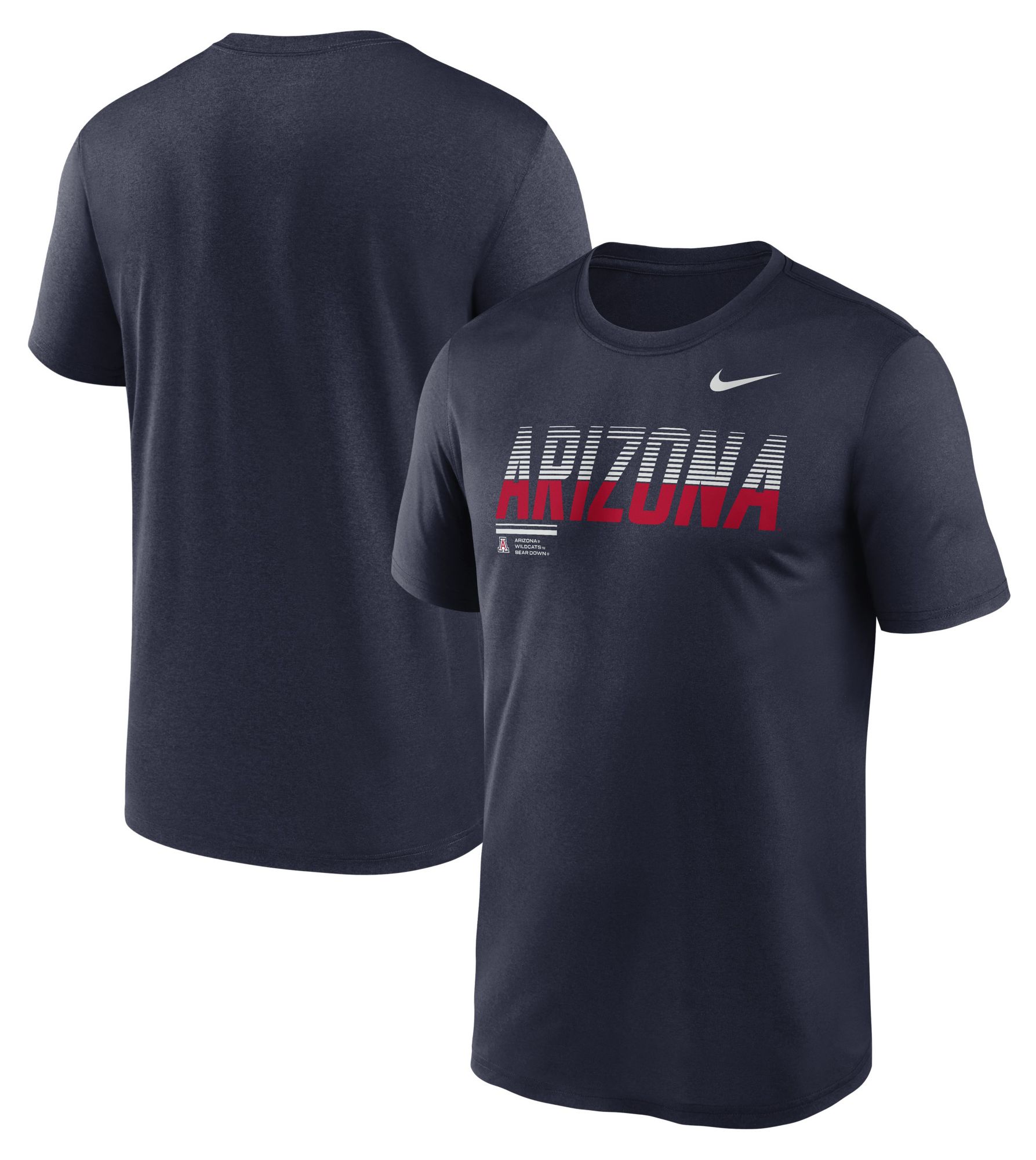 Nike Men's Arizona Wildcats College Navy Dri-Fit Legend Gradient T-Shirt product image