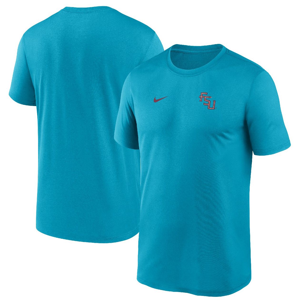 Nike Men's Florida State Seminoles Legend Logo Turquoise T-Shirt product image