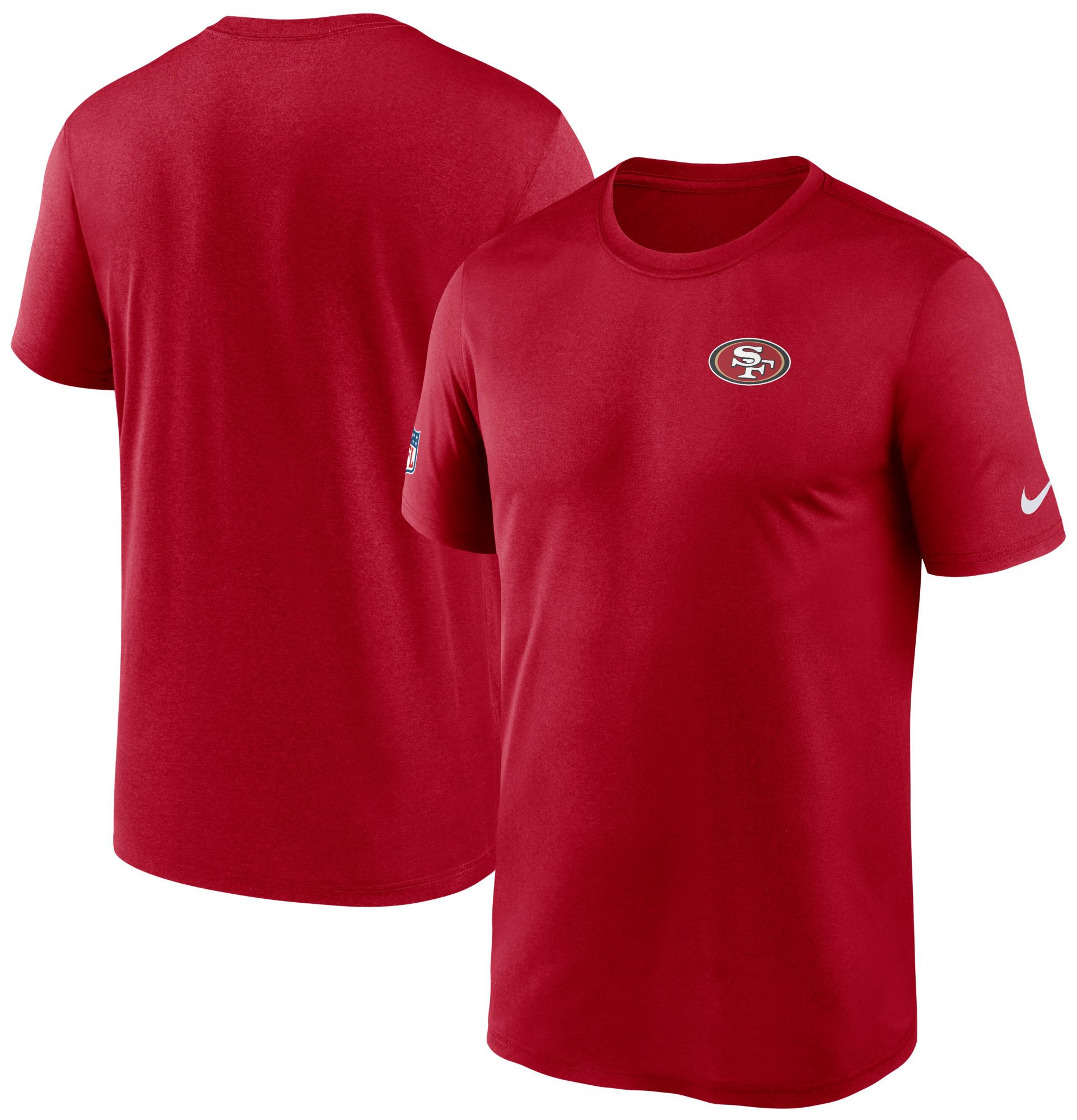 Nike Men's San Francisco 49ers Gym Red Legend Logo T-Shirt product image