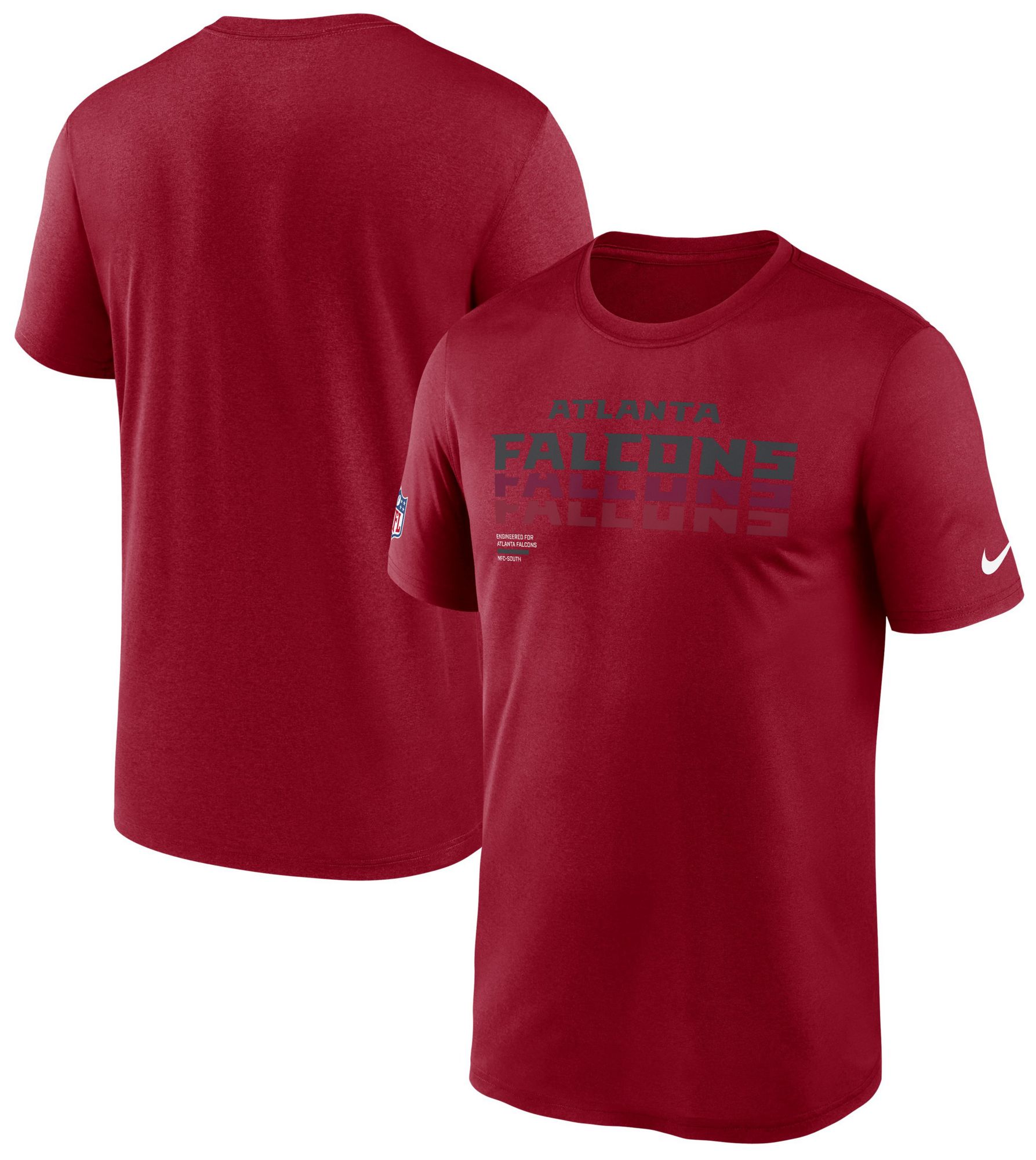 Nike Men's Atlanta Falcons Gym Red Legend Repeat T-Shirt product image