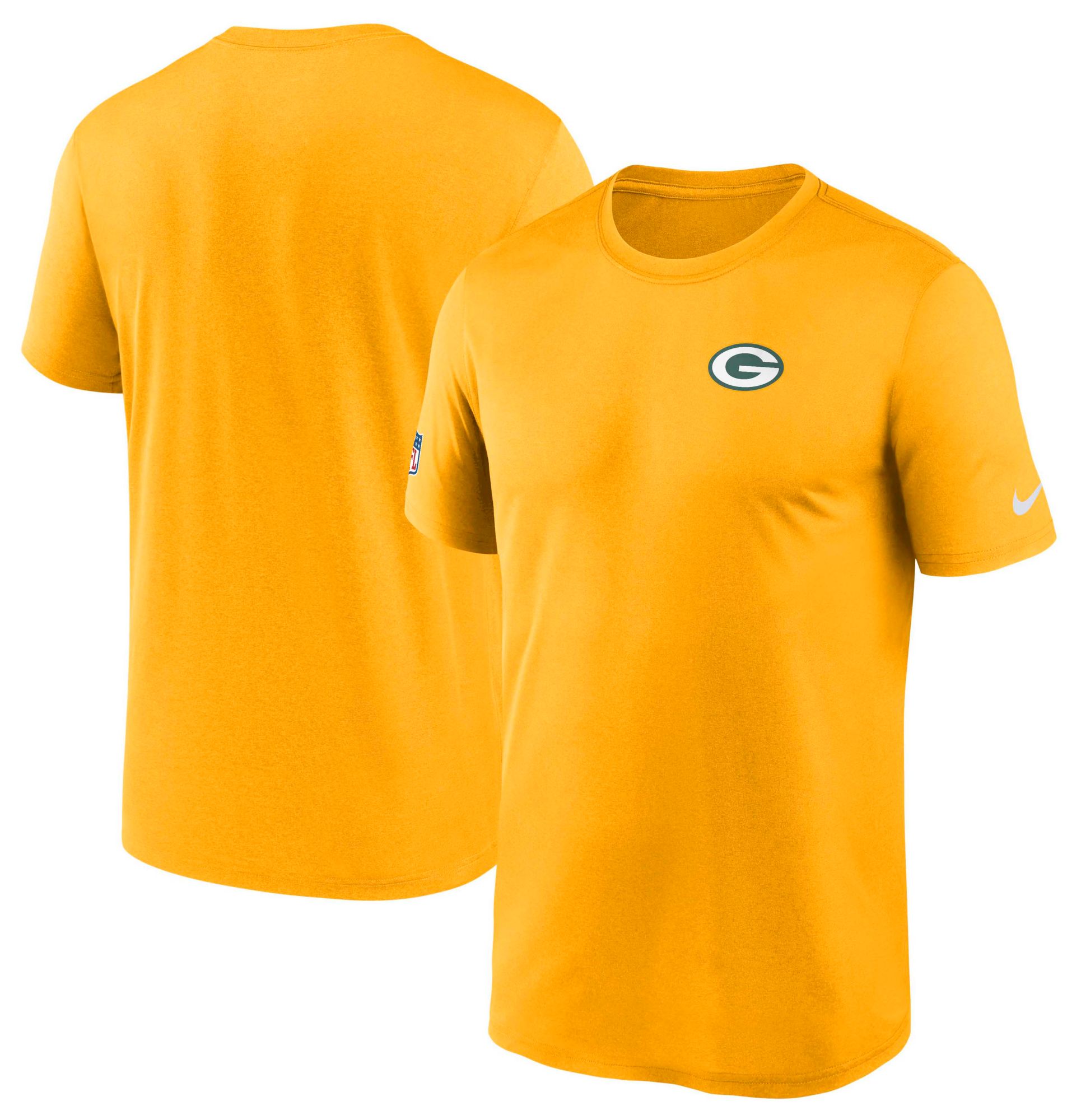 Nike Men's Green Bay Packers University Gold Legend Logo T-Shirt product image