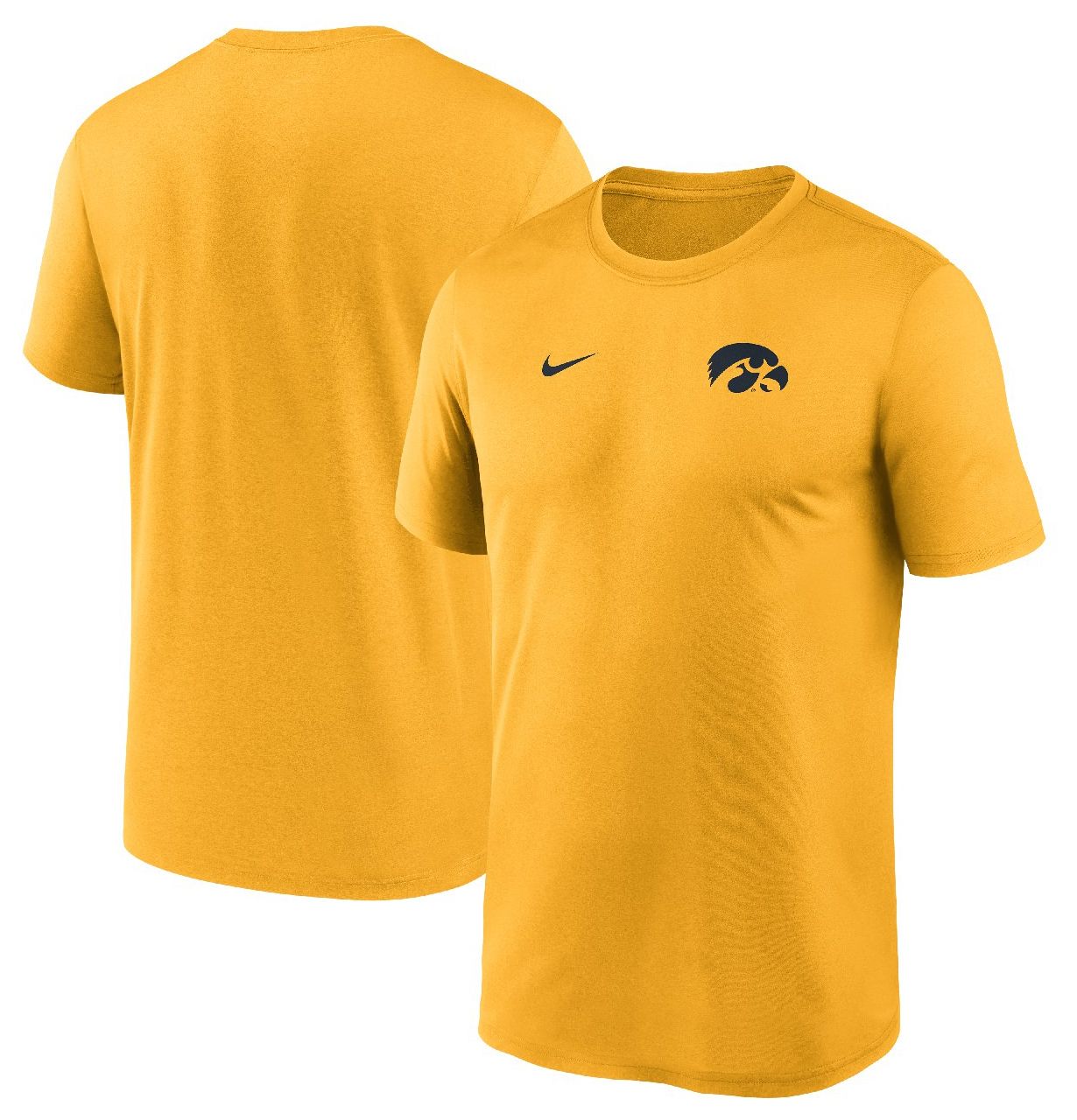 Nike Men's Iowa Hawkeyes Legend Logo Gold T-Shirt product image