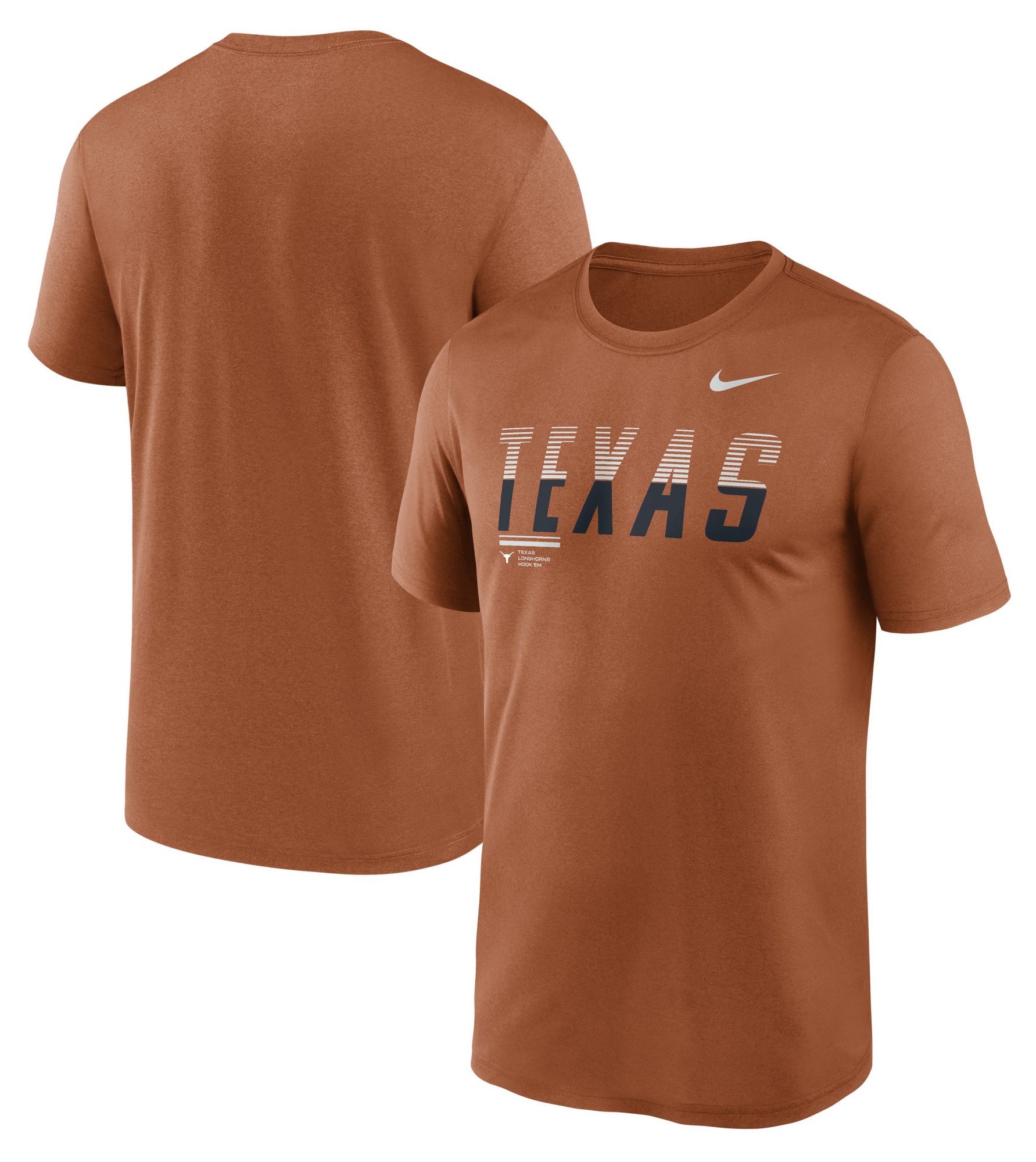 Nike Men's Texas Longhorns Desert Orange Dri-Fit Legend Gradient T-Shirt product image