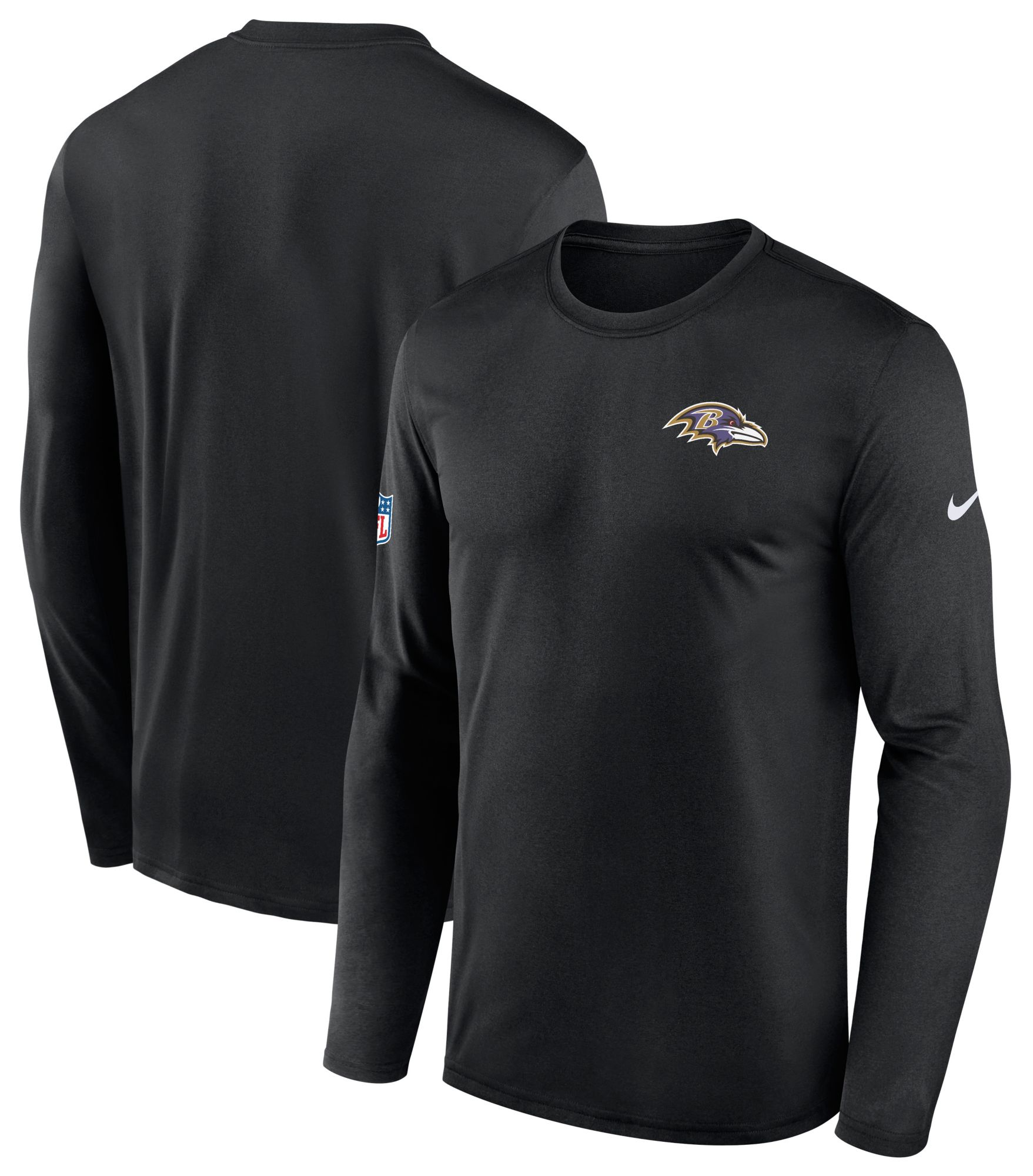 Nike Men's Baltimore Ravens Black Small Logo Legend Long Sleeve Shirt product image
