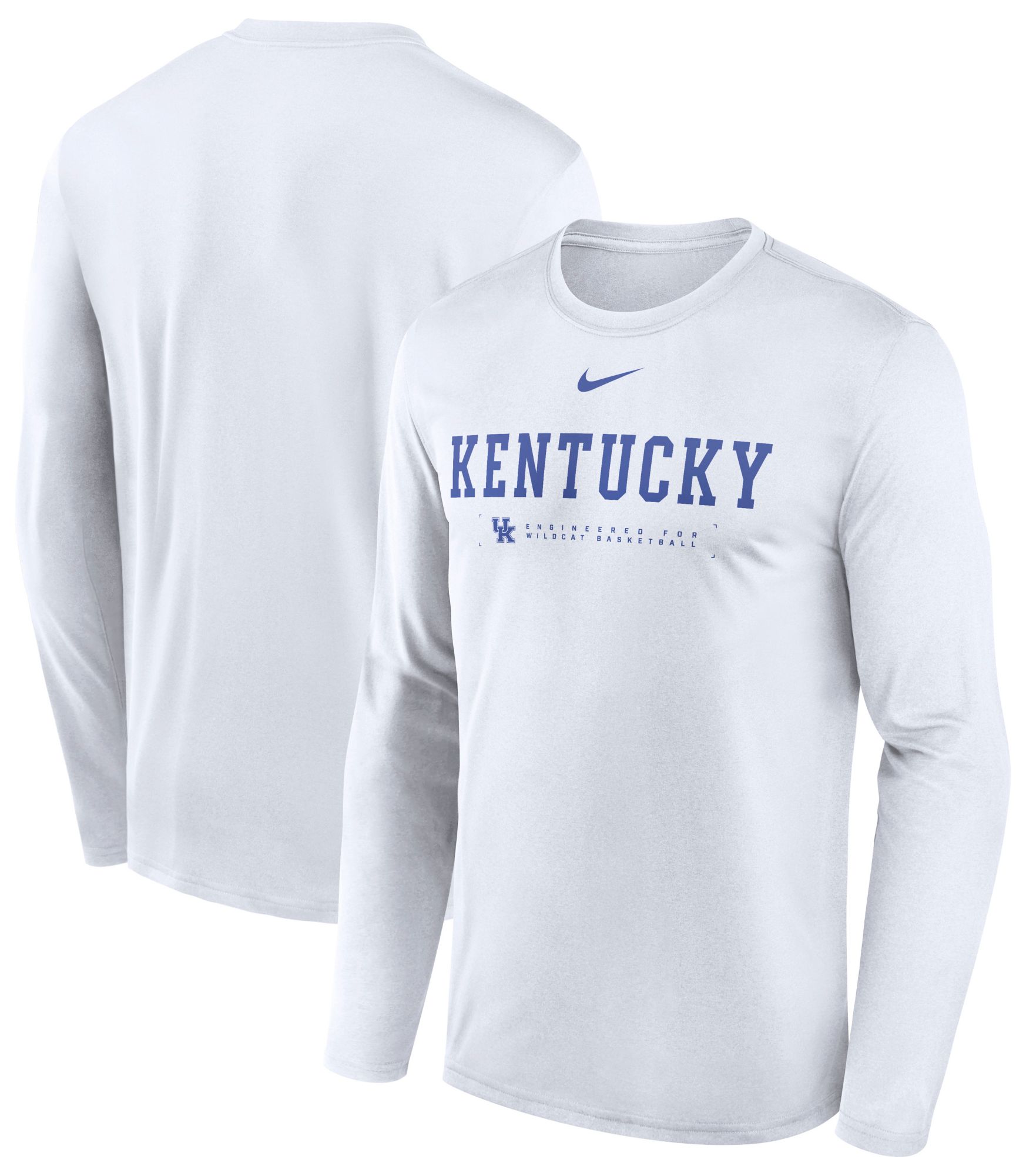 Nike Men's Kentucky Wildcats White Dri-FIT Shoot Long Sleeve T-Shirt product image