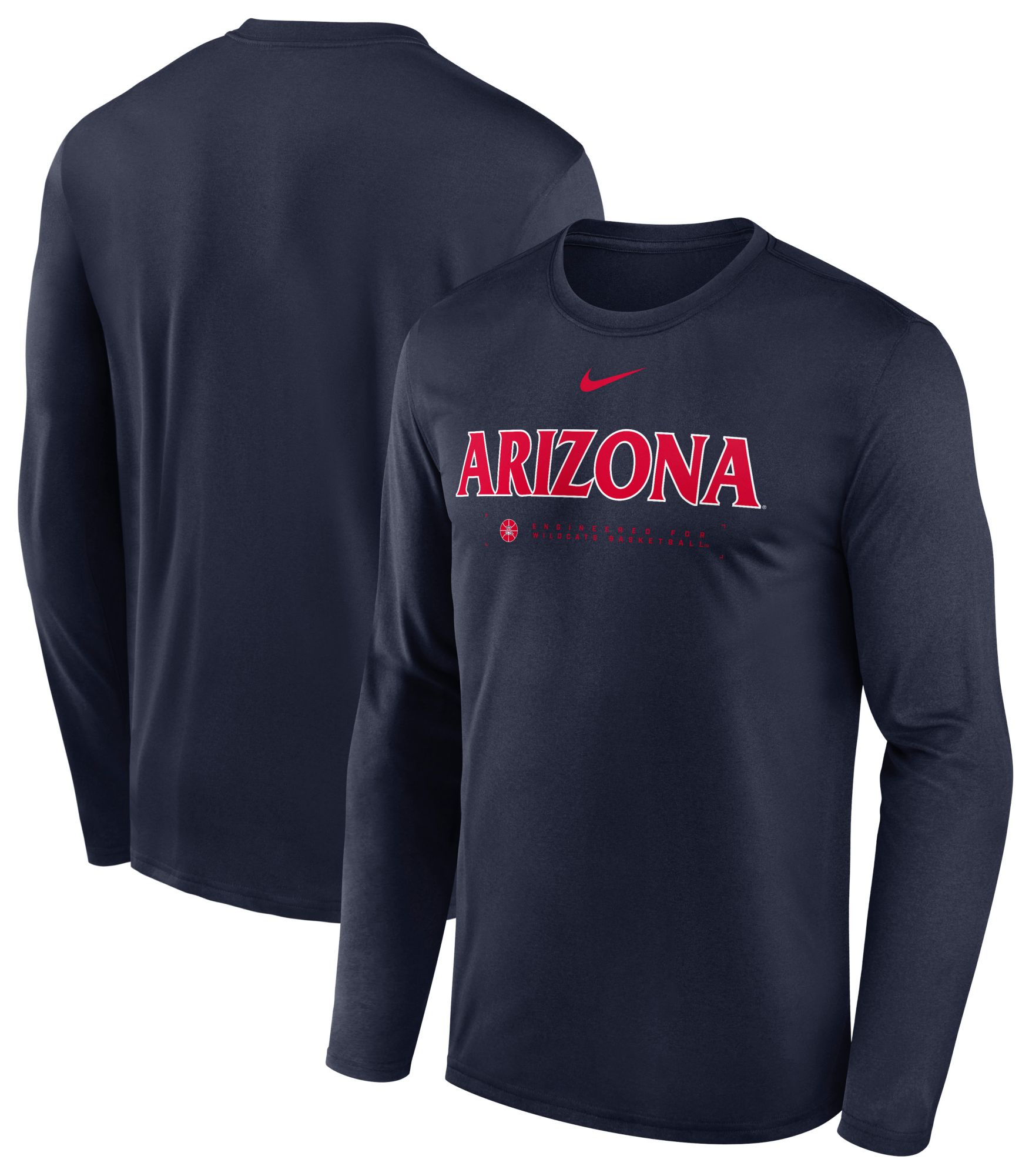 Nike Men's Arizona Wildcats College Navy Dri-FIT Shoot Long Sleeve T-Shirt product image