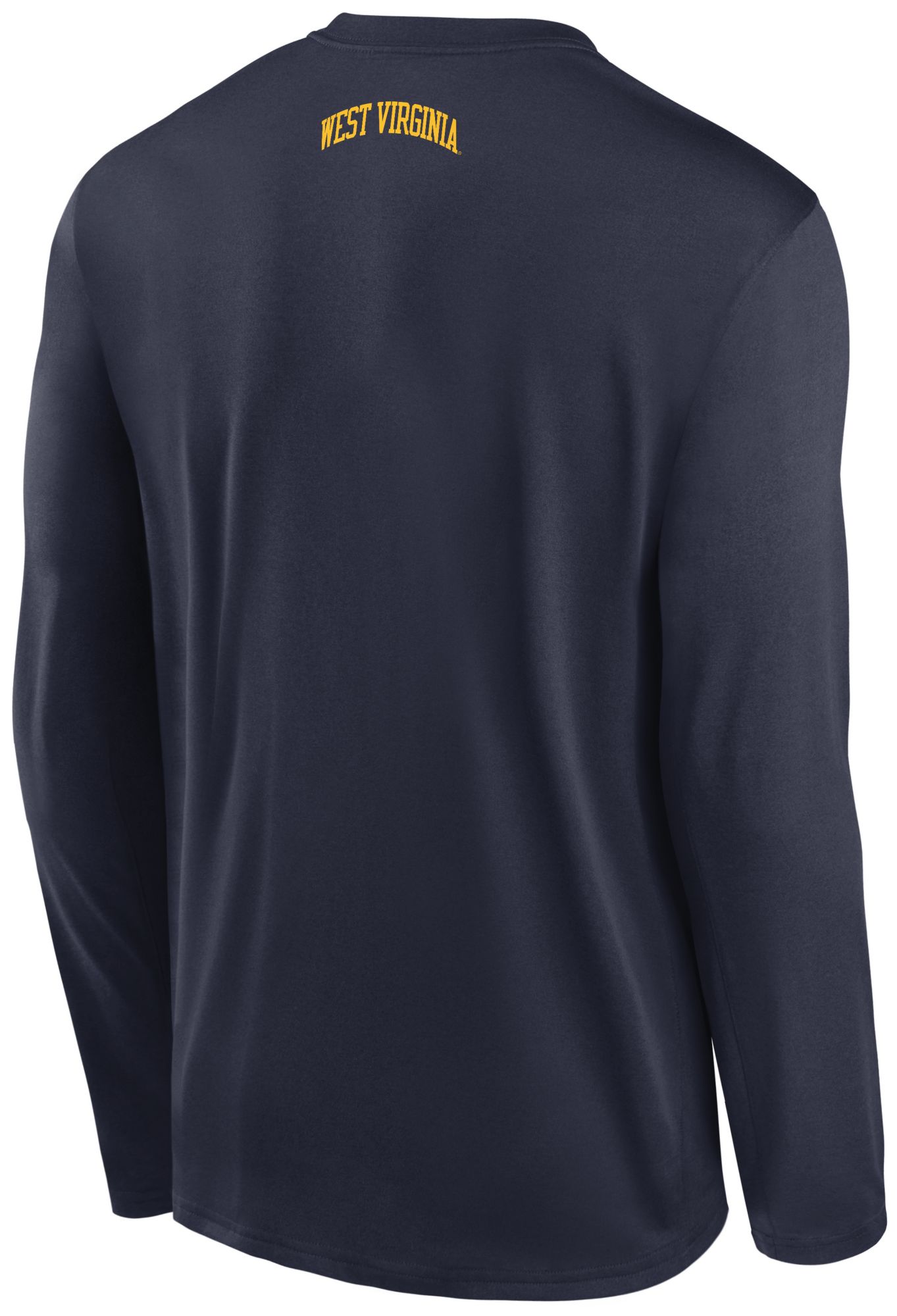 Nike Men's West Virginia Mountaineers College Navy Shoot Long Sleeve T-Shirt product image
