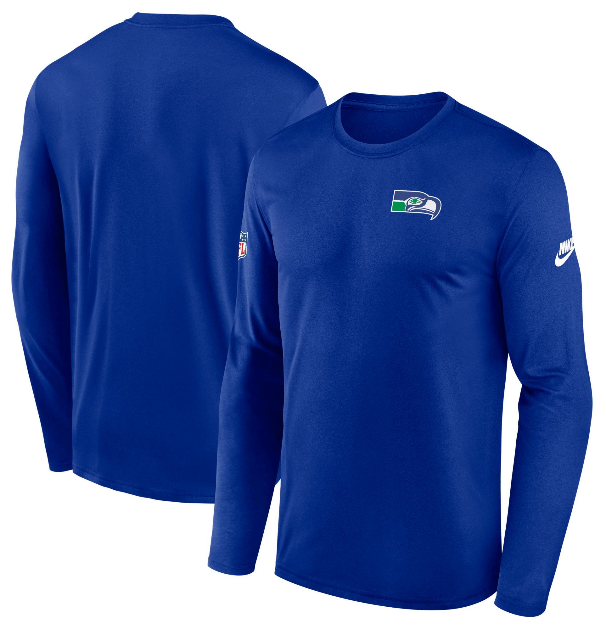 Nike Men's Seattle Seahawks Old Royal Legend Alt Logo Long Sleeve T-Shirt product image