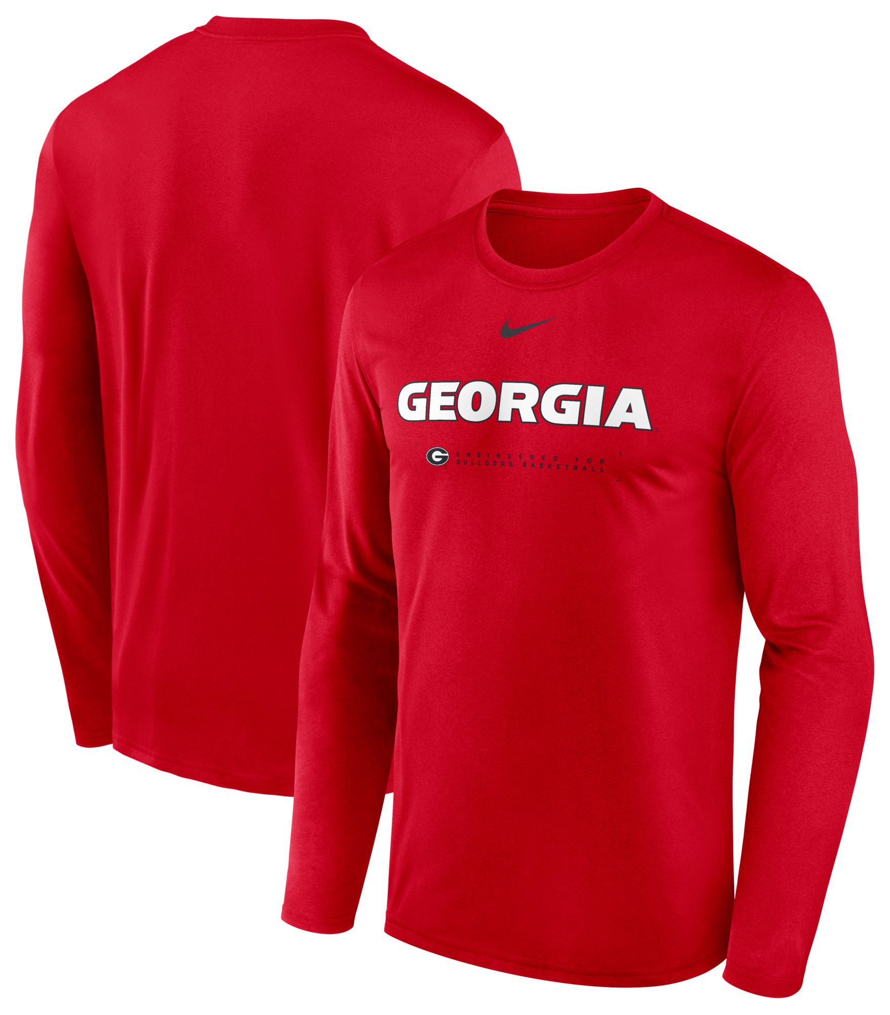 Nike Men's Georgia Bulldogs University Red Dri-FIT Shoot Long Sleeve T-Shirt product image