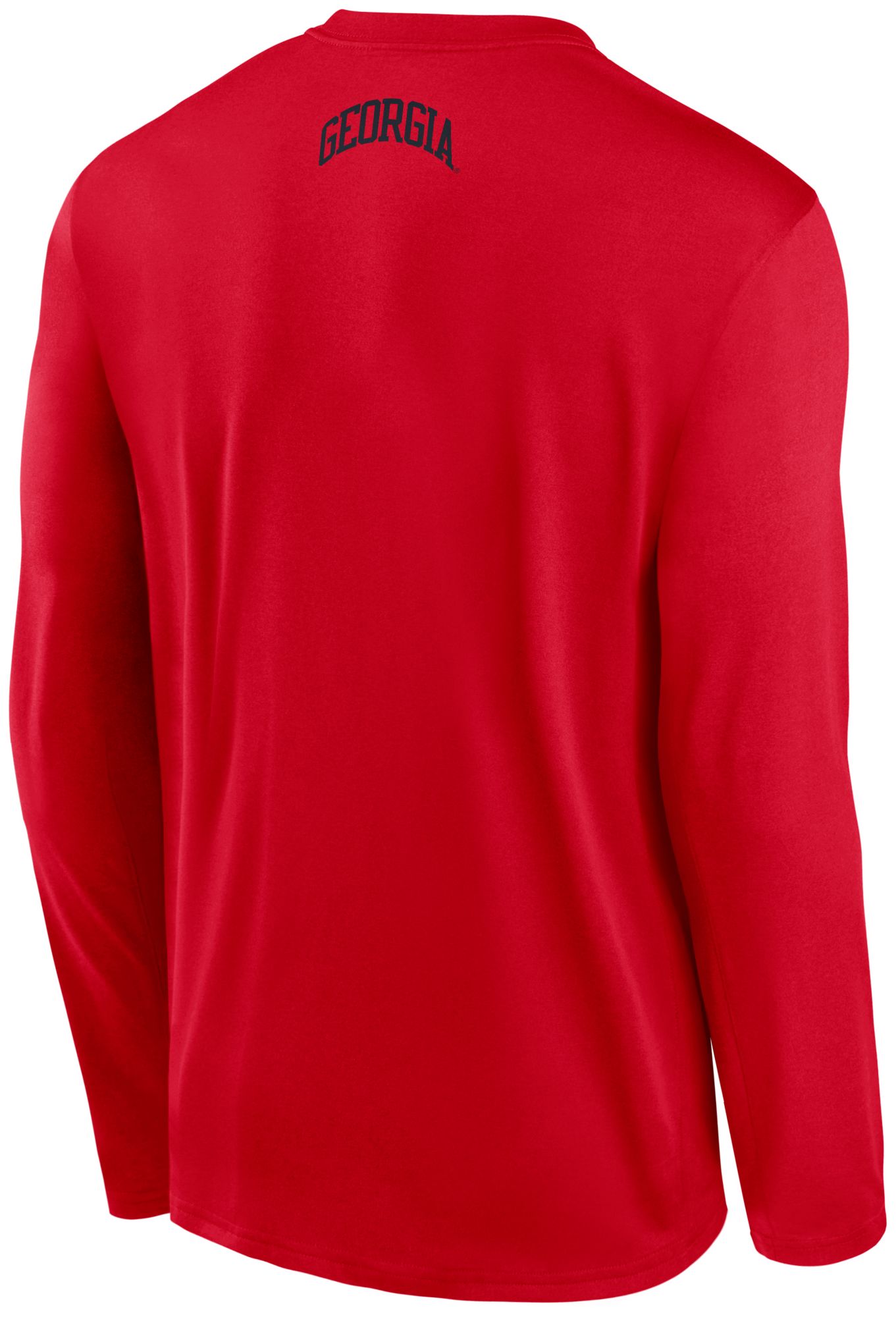 Nike Men's Georgia Bulldogs Red Dri-FIT Shooter Long Sleeve T-Shirt product image