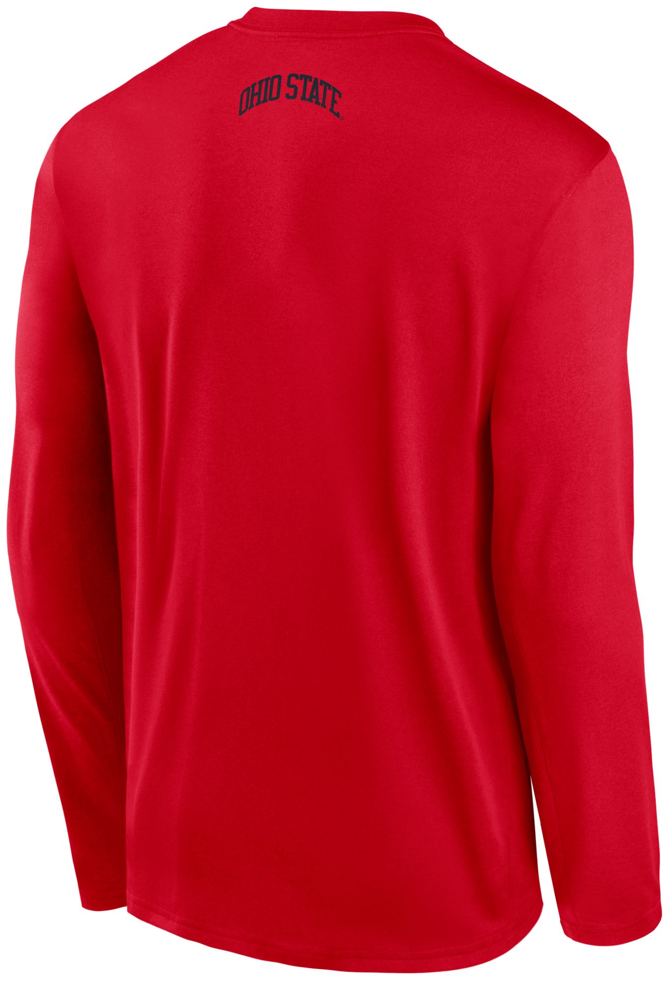 Nike Men's Ohio State Buckeyes Scarlet Dri-FIT Shooter Long Sleeve T-Shirt product image