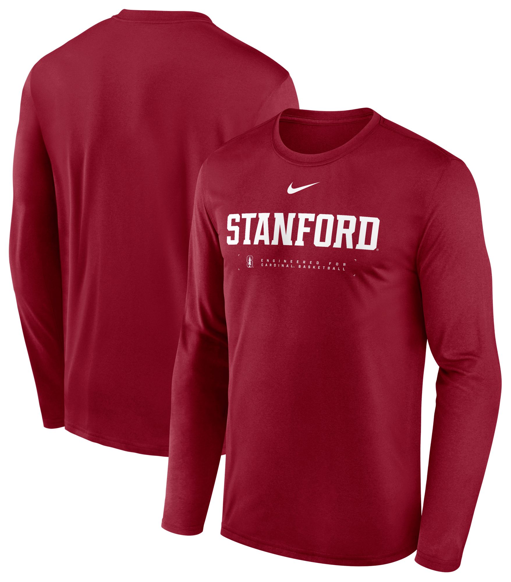 Nike Men's Stanford Cardinal Team Crimson Dri-FIT Shoot Long Sleeve T-Shirt product image