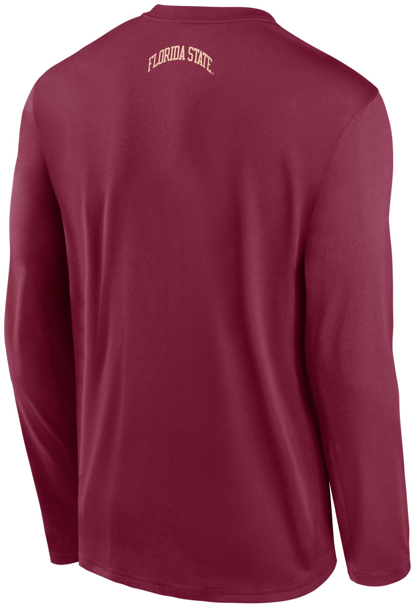 Nike Men's Florida State Seminoles Garnet Dri-FIT Shooter Long Sleeve T-Shirt product image