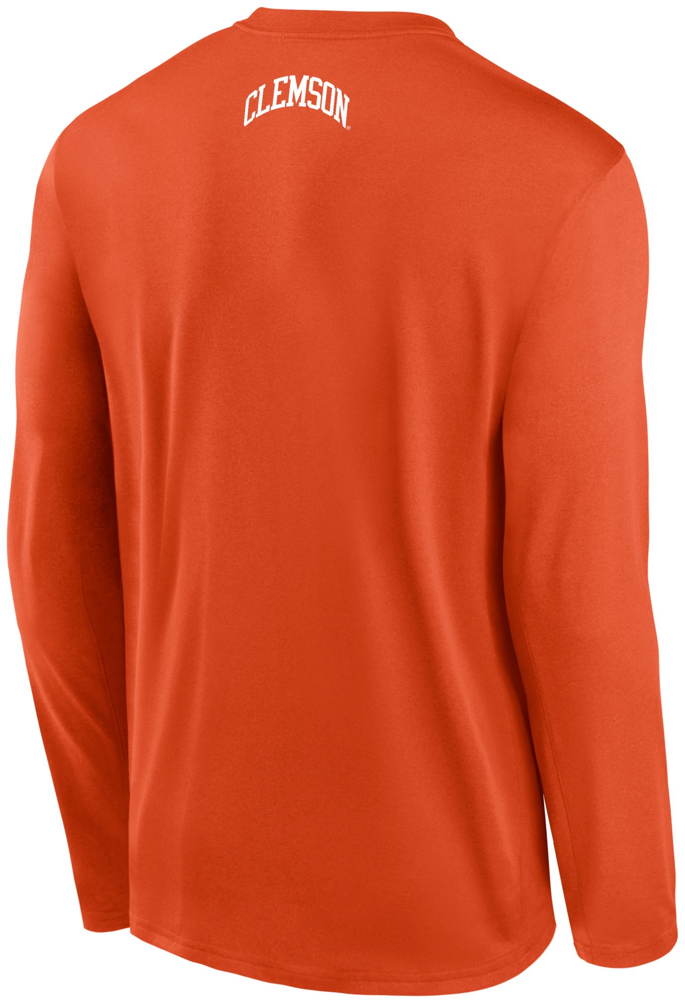 Nike Men's Clemson Tigers Orange Dri-FIT Shooter Long Sleeve T-Shirt product image