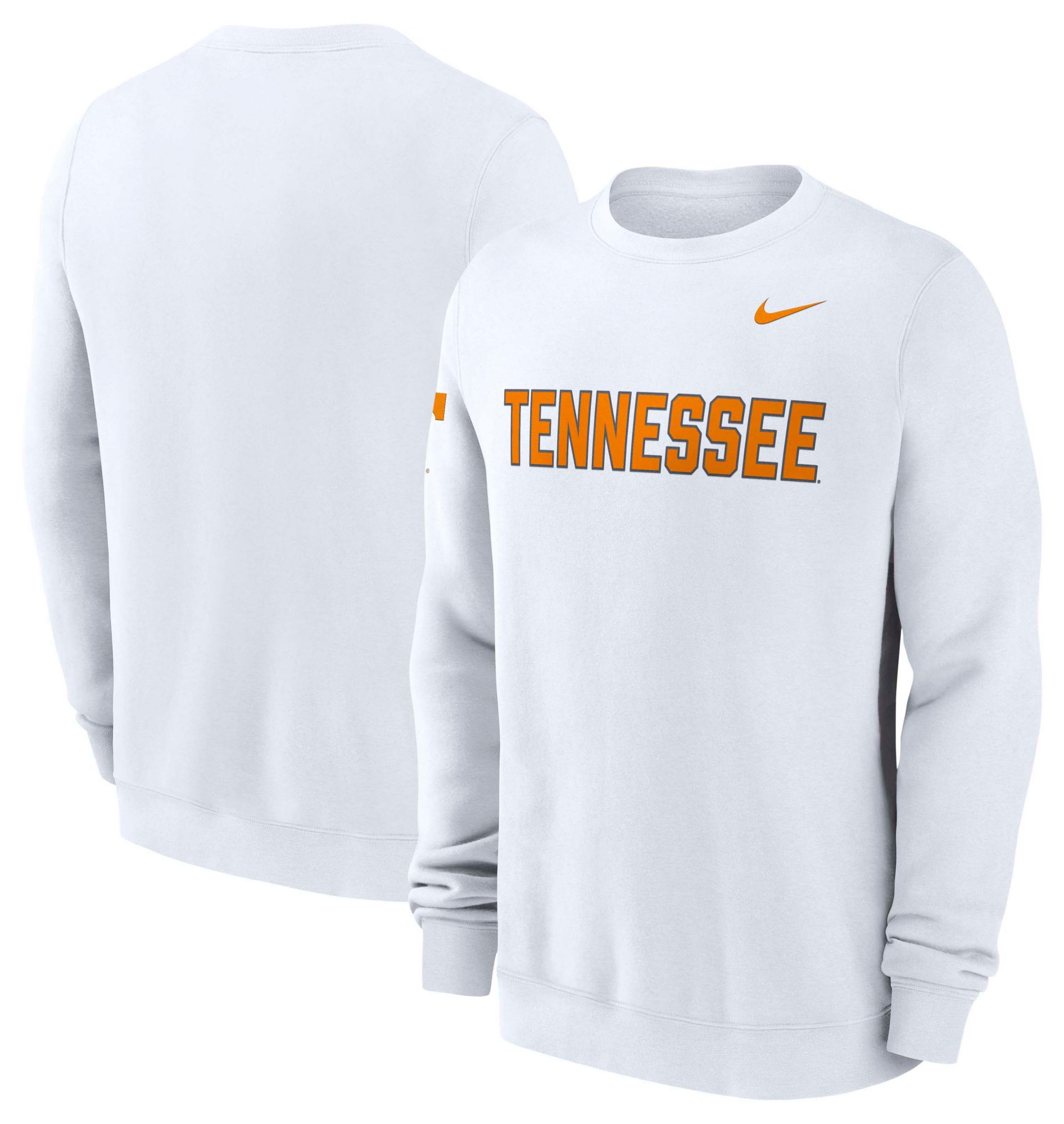 Nike Men's Tennessee Volunteers White Fleece Club Crewneck Sweatshirt product image