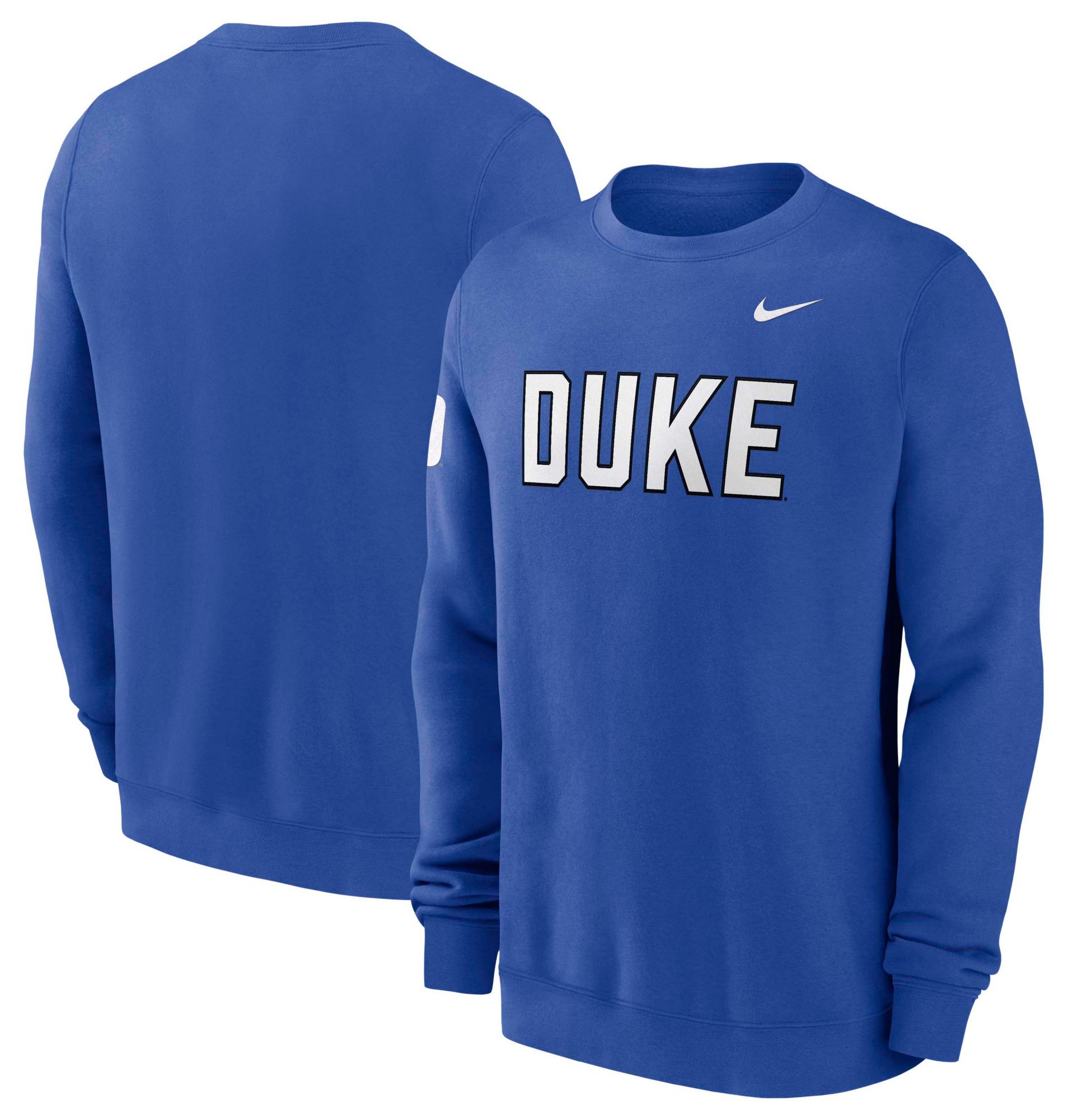 Nike Men's Duke Blue Devils Game Royal Fleece Club Crewneck Sweatshirt product image