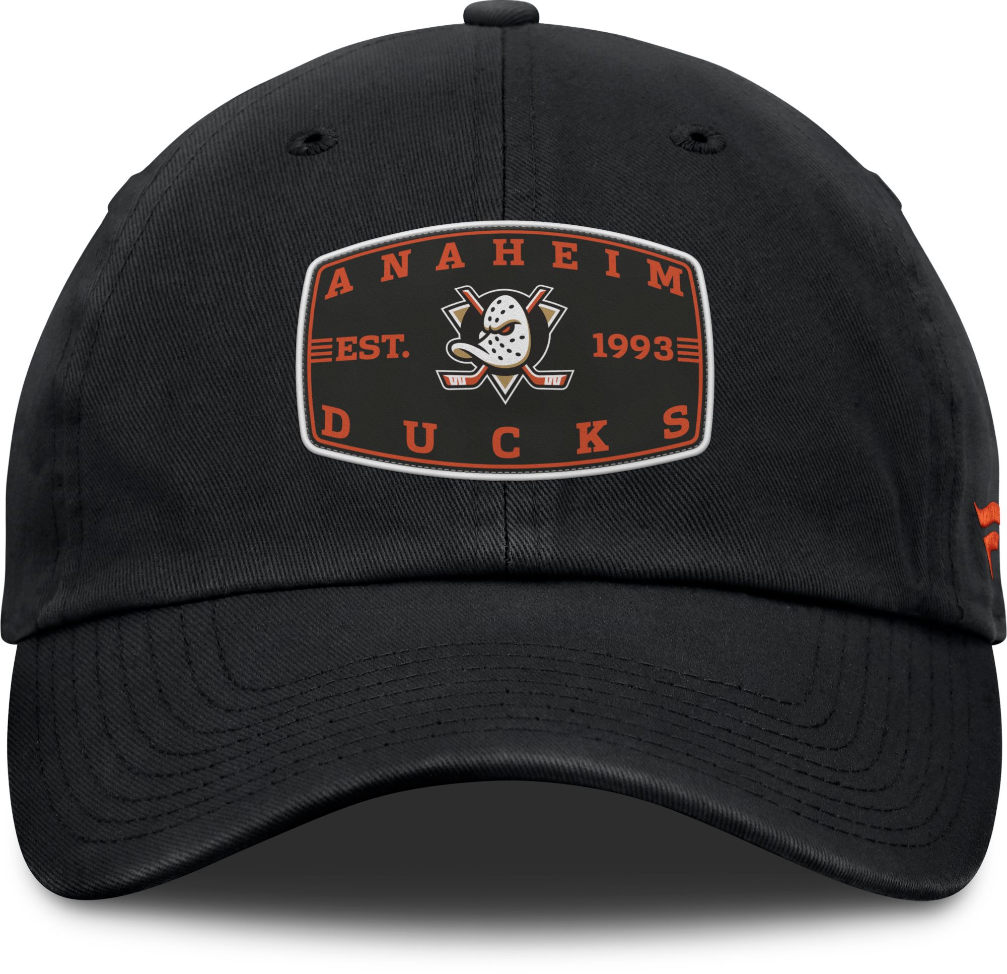 NHL Adult Anaheim Ducks Dangle Black Adjustable Hat product image