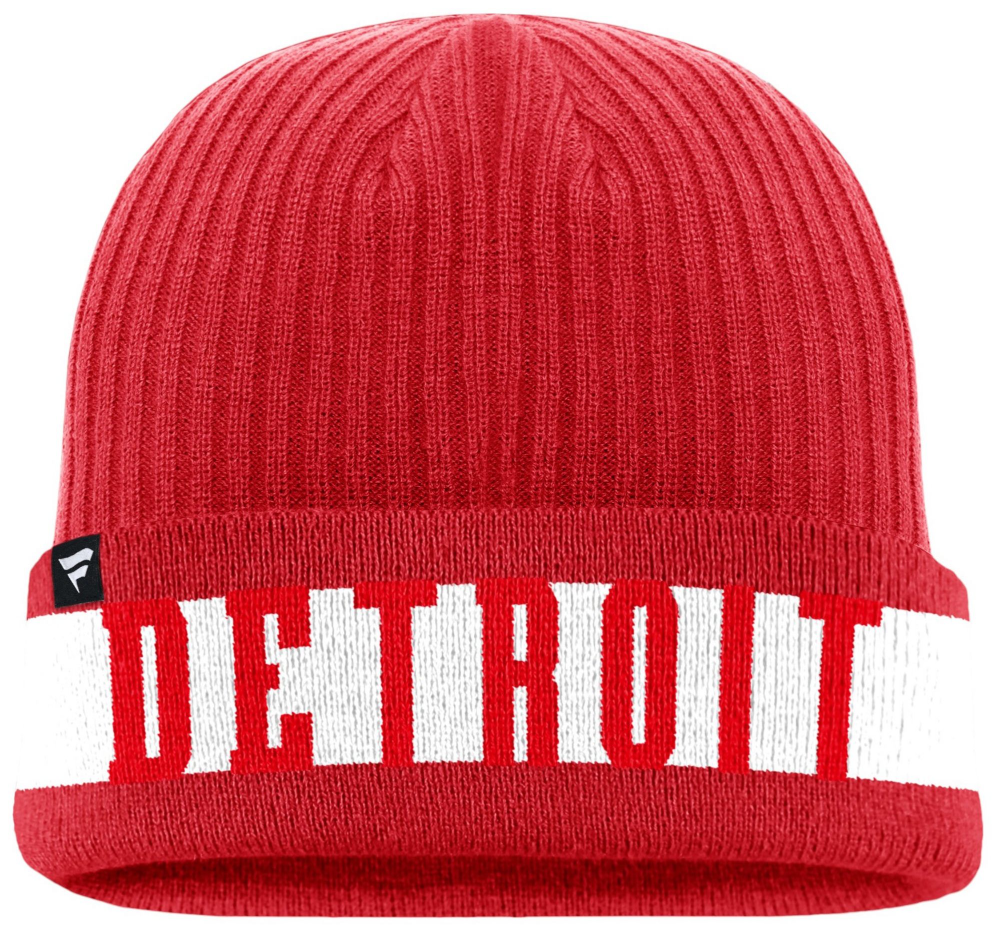 NHL Adult Detroit Red Wings 2024 Blue Line Red Cuff Beanie product image