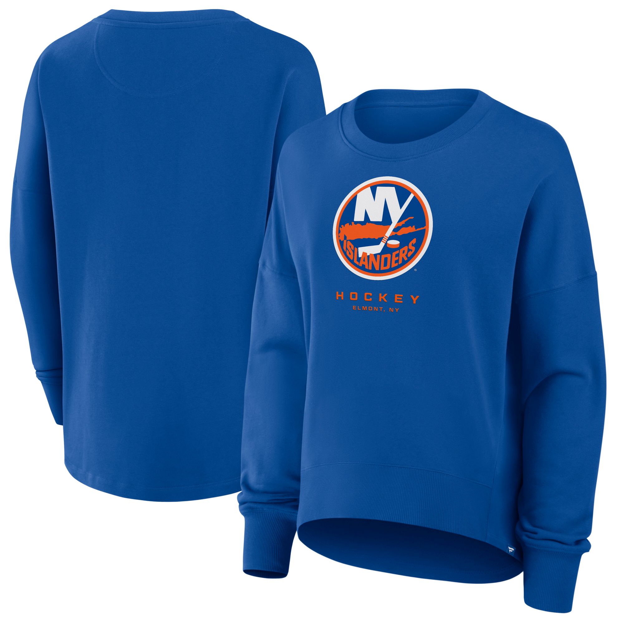 NHL Women's New York Islanders Blue Club Fleece Crew Neck Sweatshirt product image