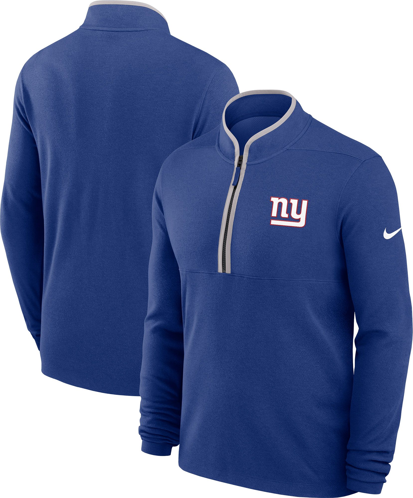 Nike Men's New York Giants Rush Blue Victory Half-Zip Pullover product image