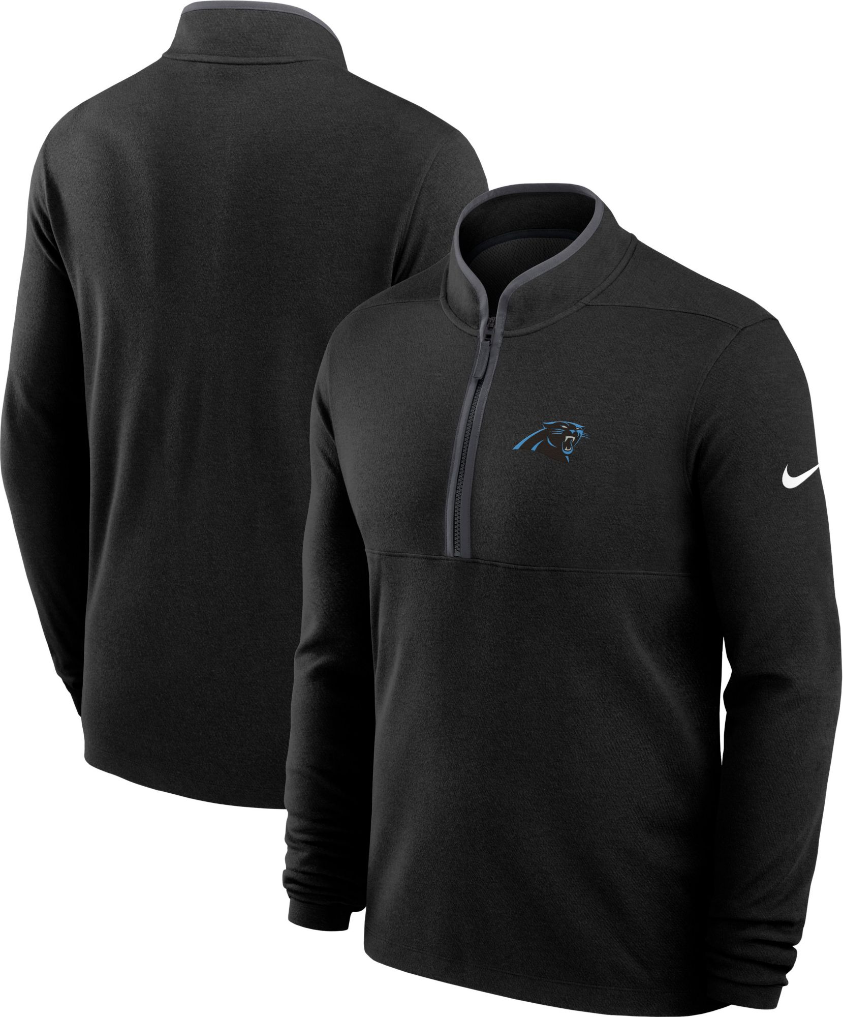 Nike Men's Carolina Panthers Black Victory Half-Zip Pullover product image