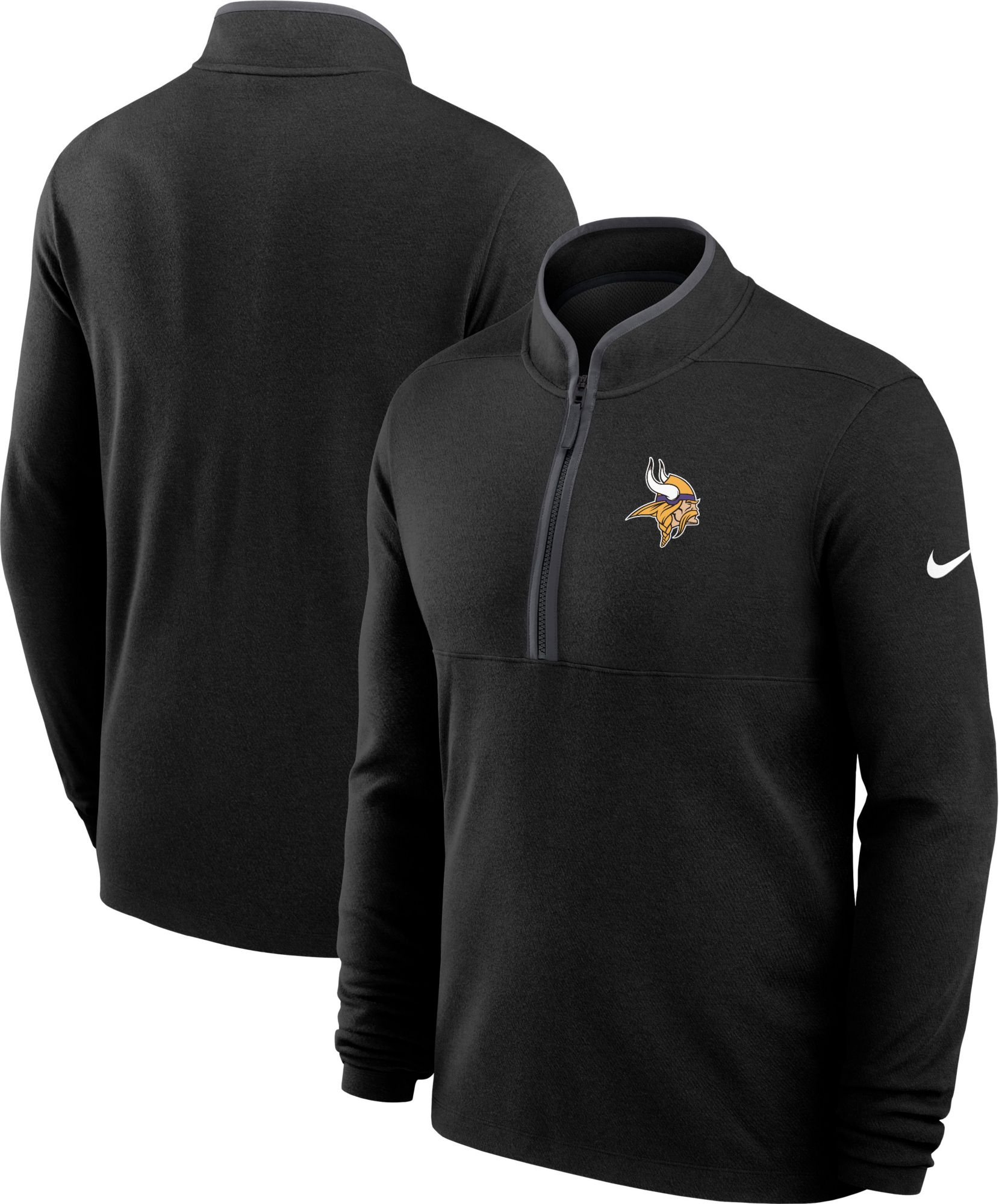 Nike Men's Minnesota Vikings Black Victory Half-Zip Pullover Jacket product image