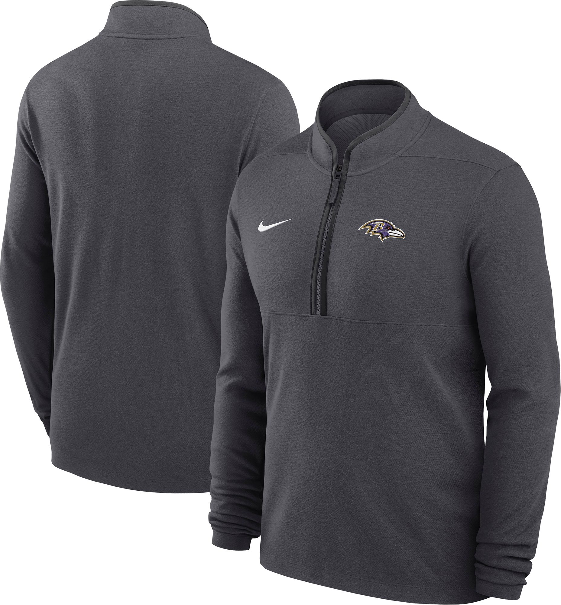 Nike Men's Baltimore Ravens Anthracite Victory Half-Zip Jacket product image